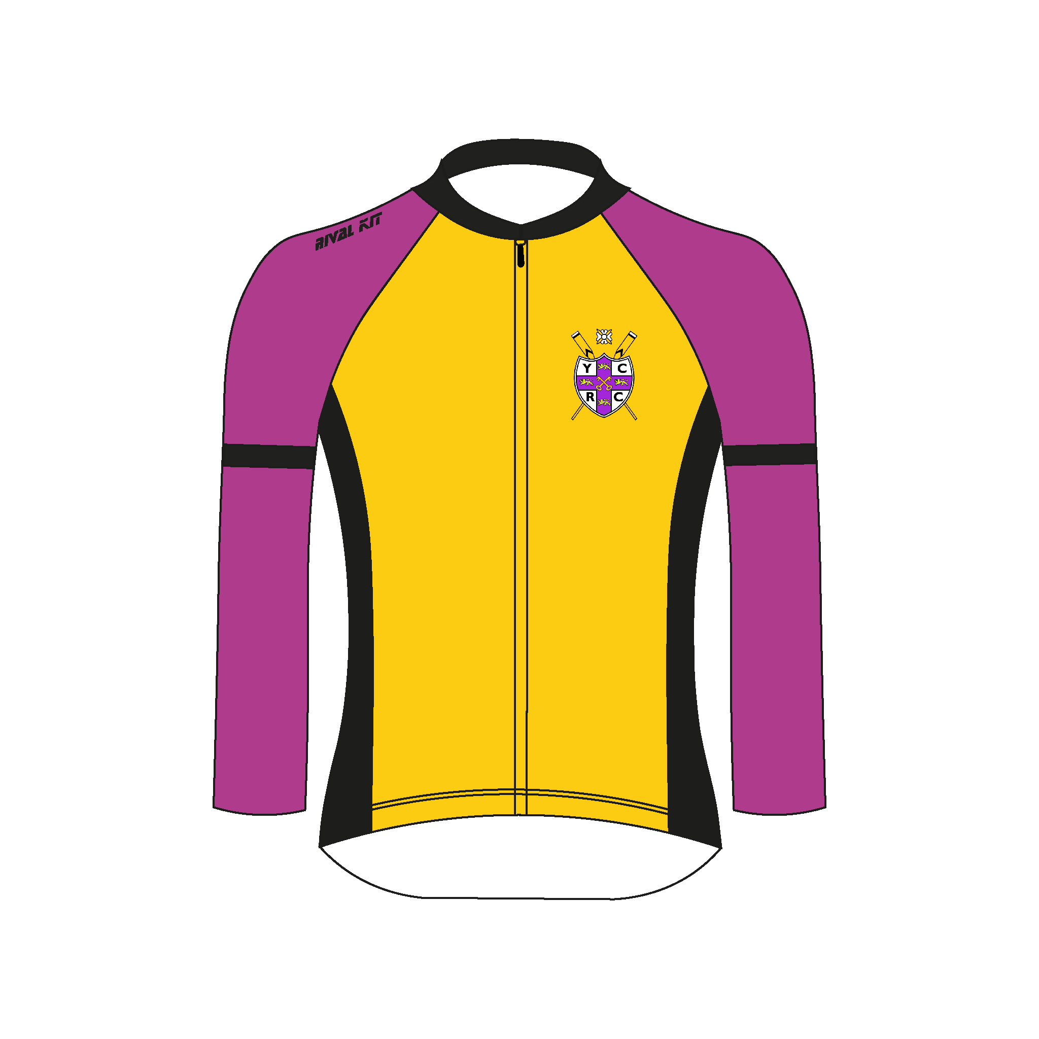 York City Rowing Club Long Sleeve Cycling Jersey