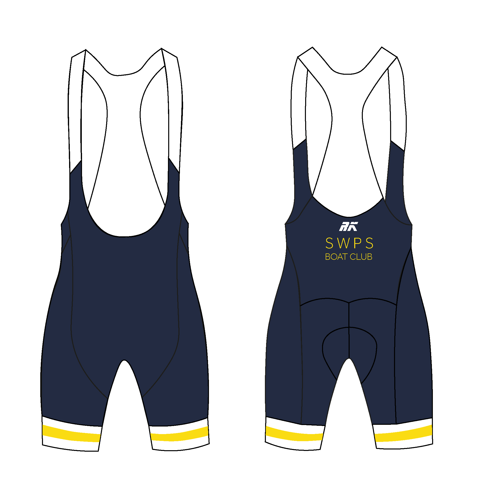 Sir William Perkins's School Boat Club Bib Shorts OFF-WATER WEAR