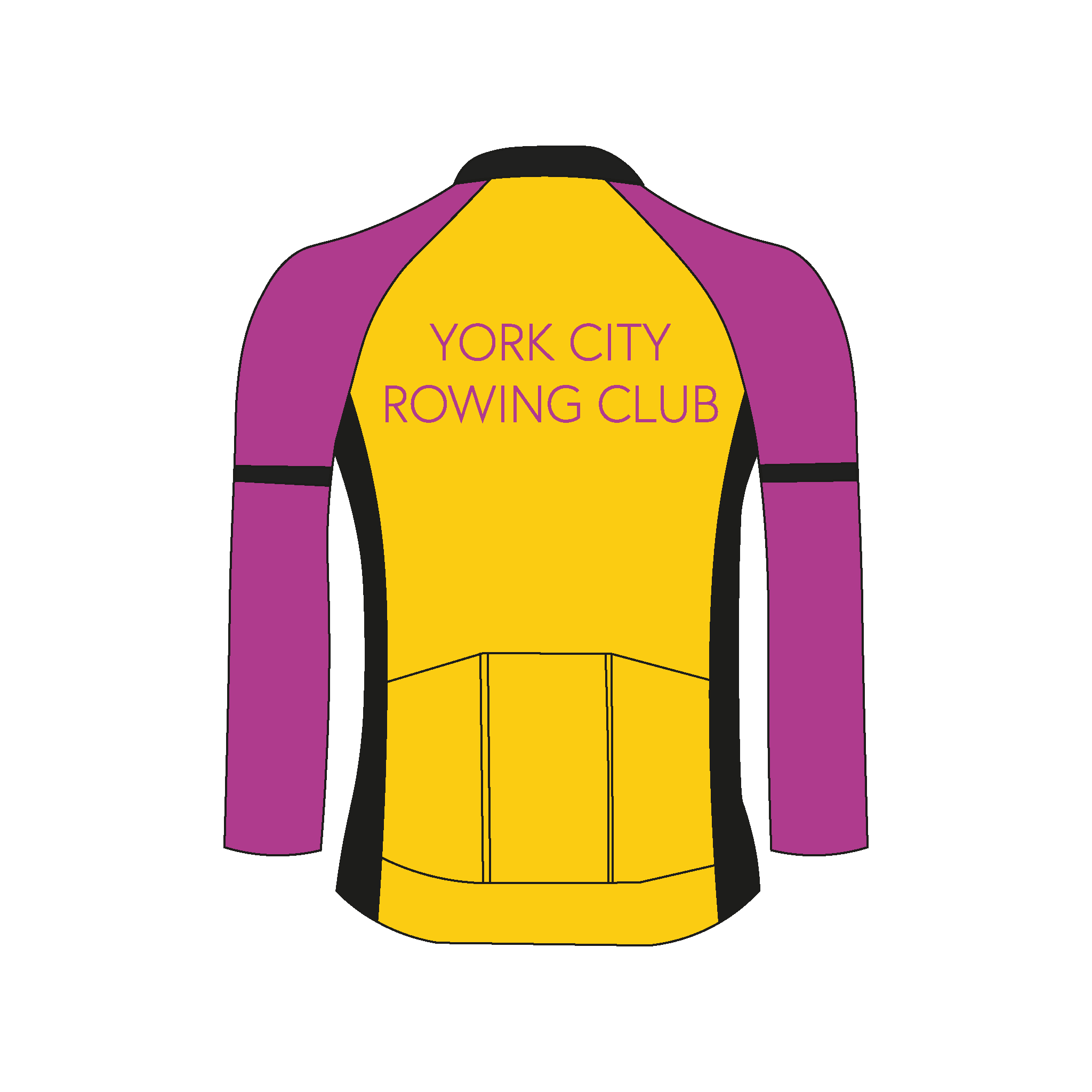 York City Rowing Club Long Sleeve Cycling Jersey