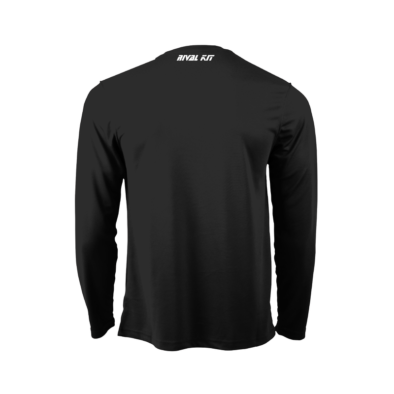 Green Lake Crew Long Sleeve Black Gym T-Shirt