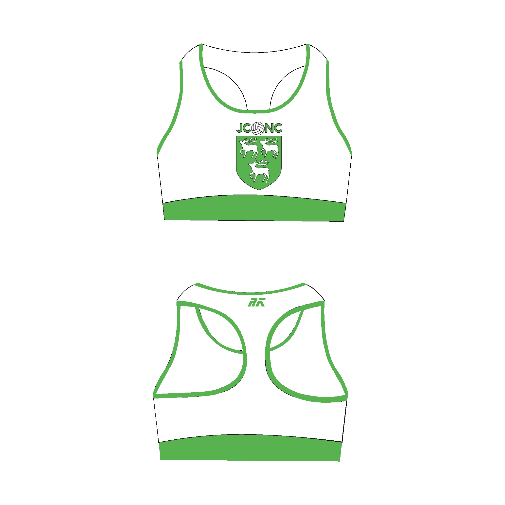 Jesus College Netball Club Sports Bra 2
