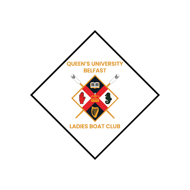 Queen's University Belfast Ladies Boat Club Logo Patch
