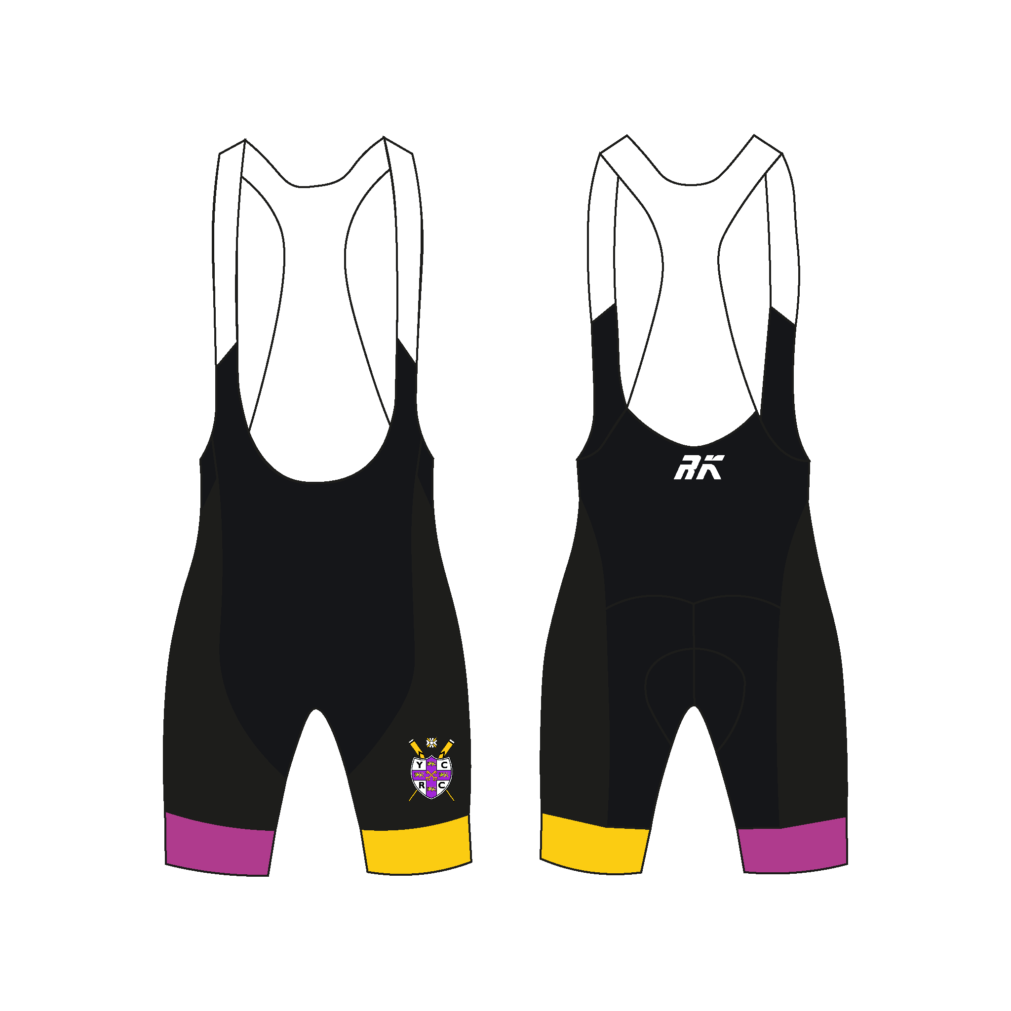 York City Rowing Club Cycling Bib Shorts