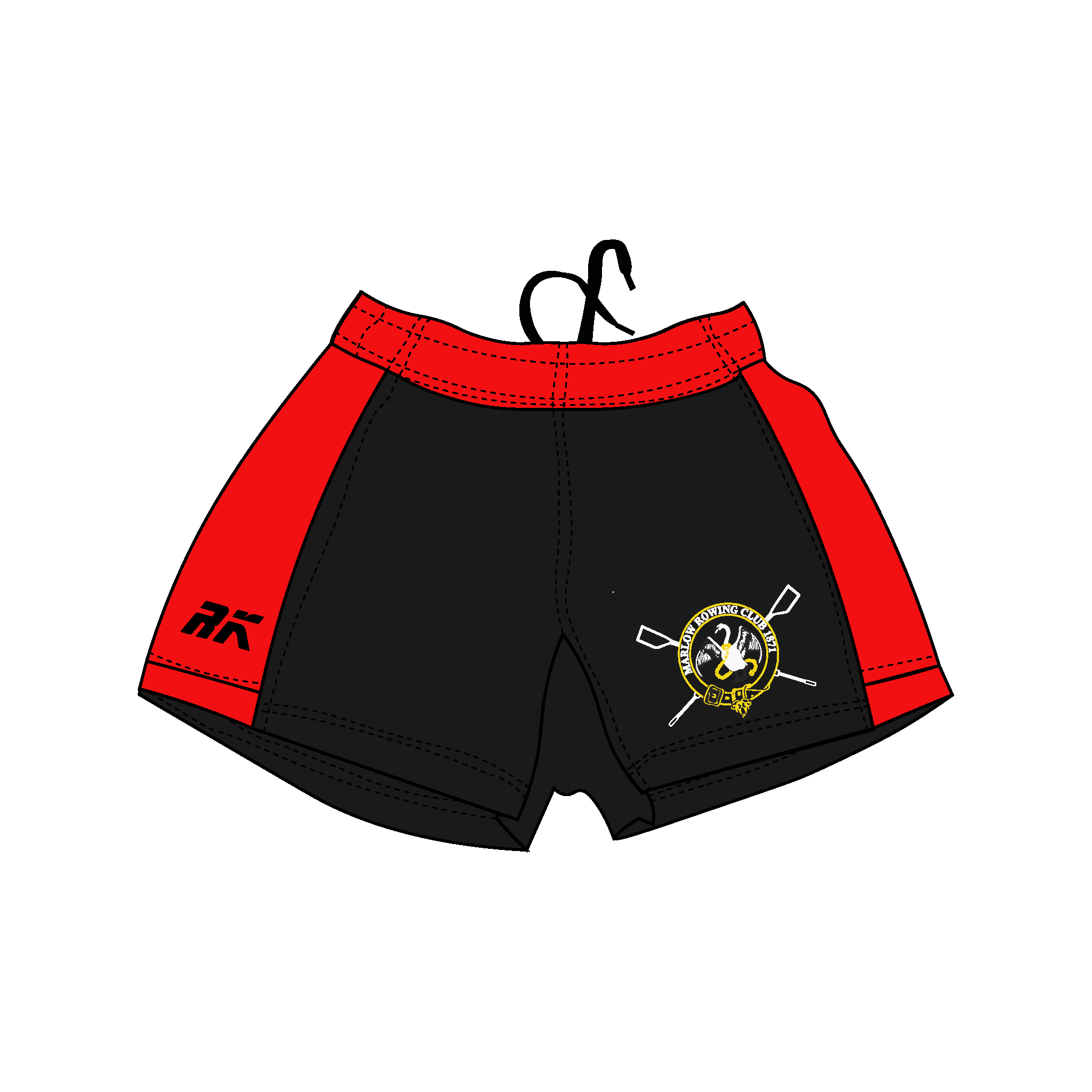 Marlow Rowing Club Rugby Shorts
