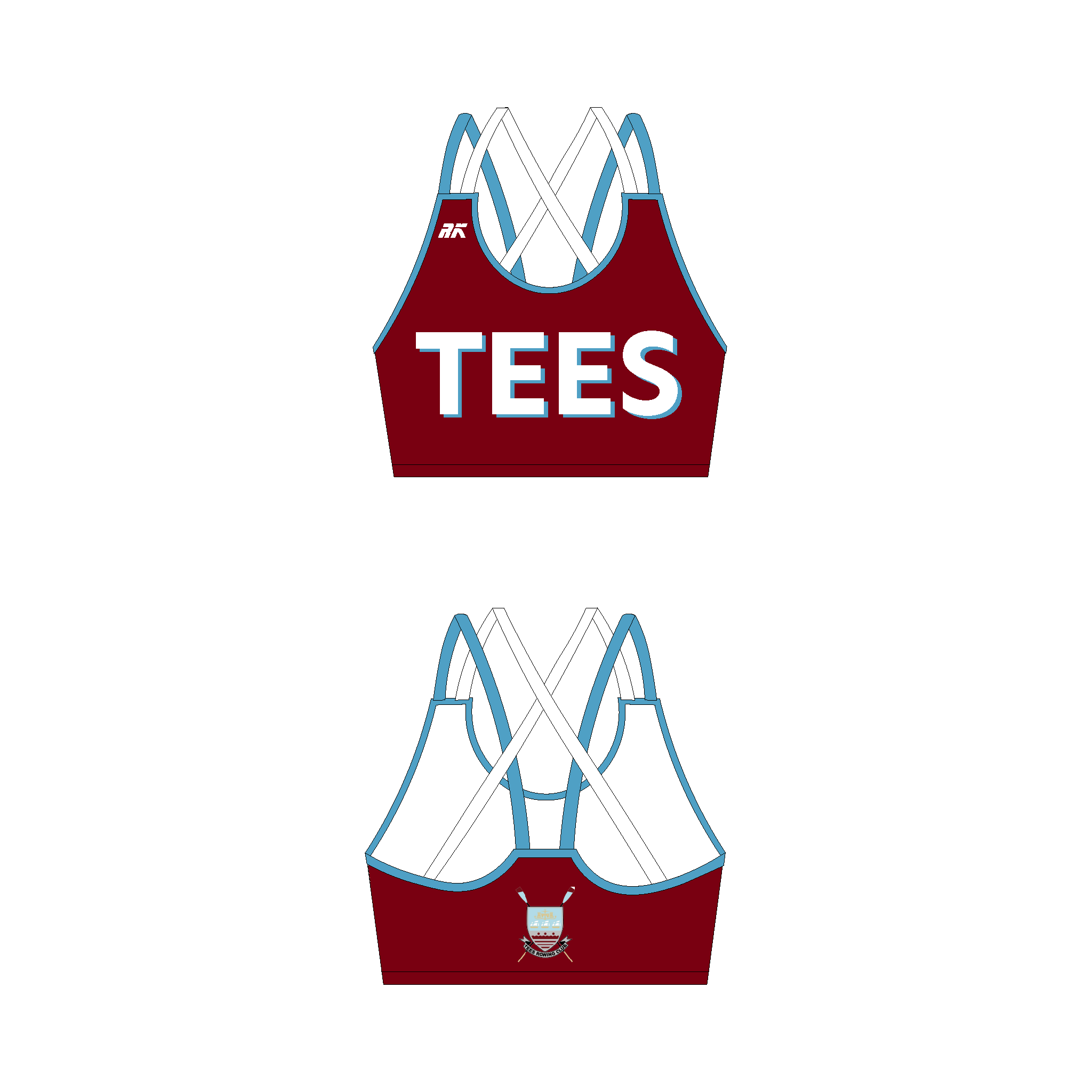 Tees RC Strappy Sports Bra