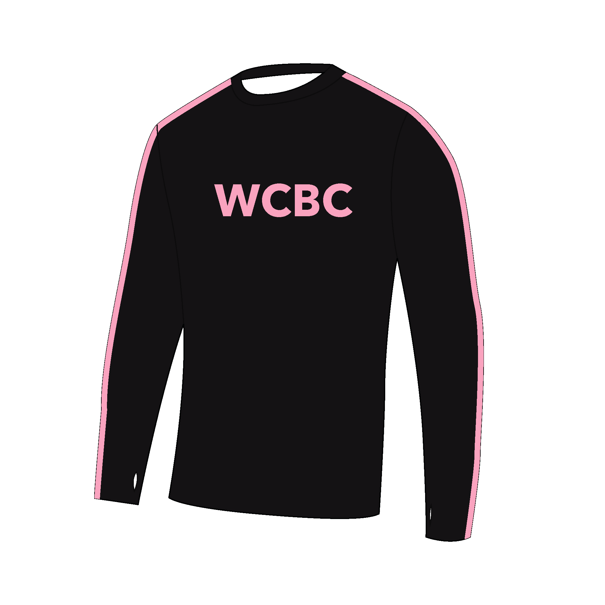 Worcester College BC Bespoke Long Sleeve Gym T-Shirt