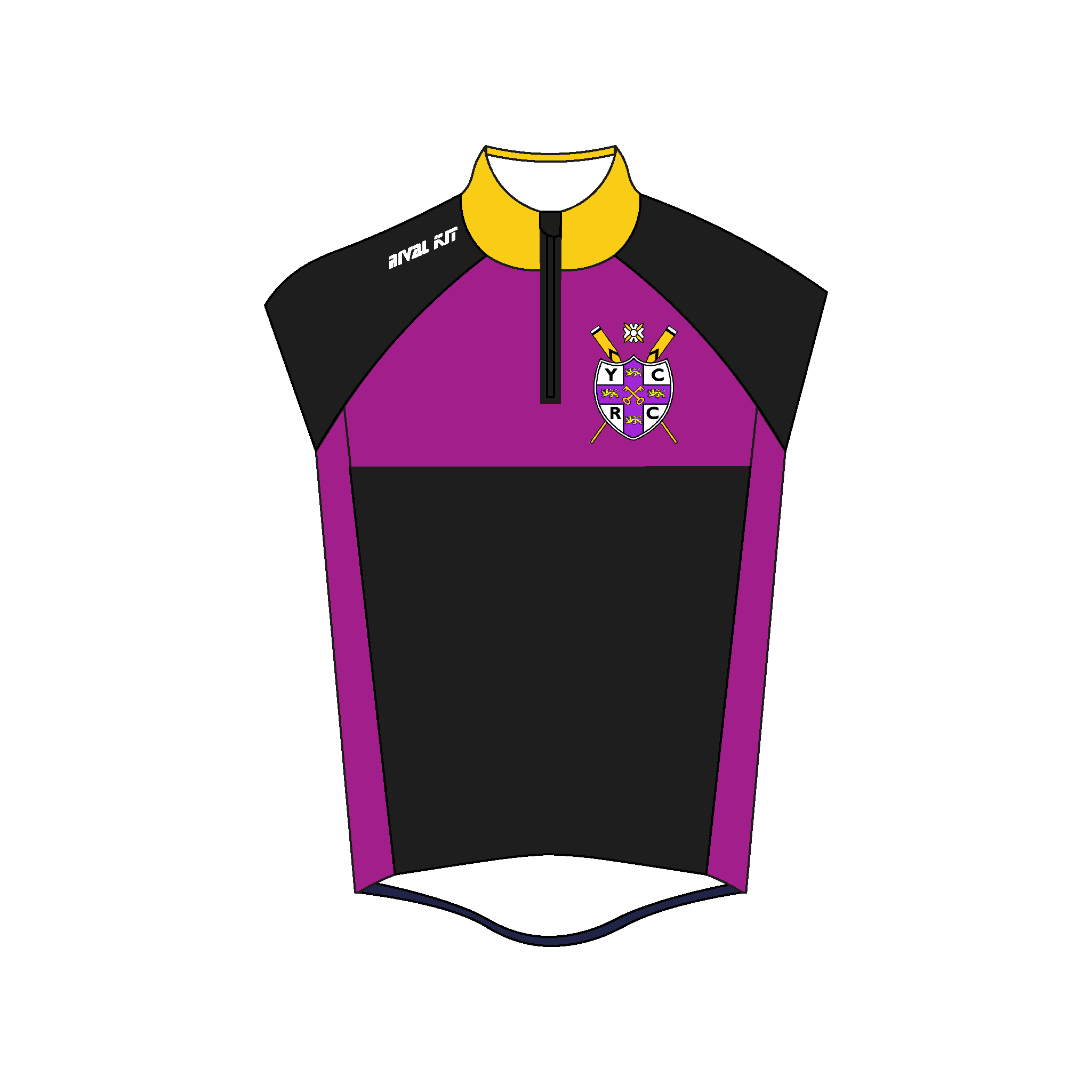 York City Rowing Club Thermal Gilet