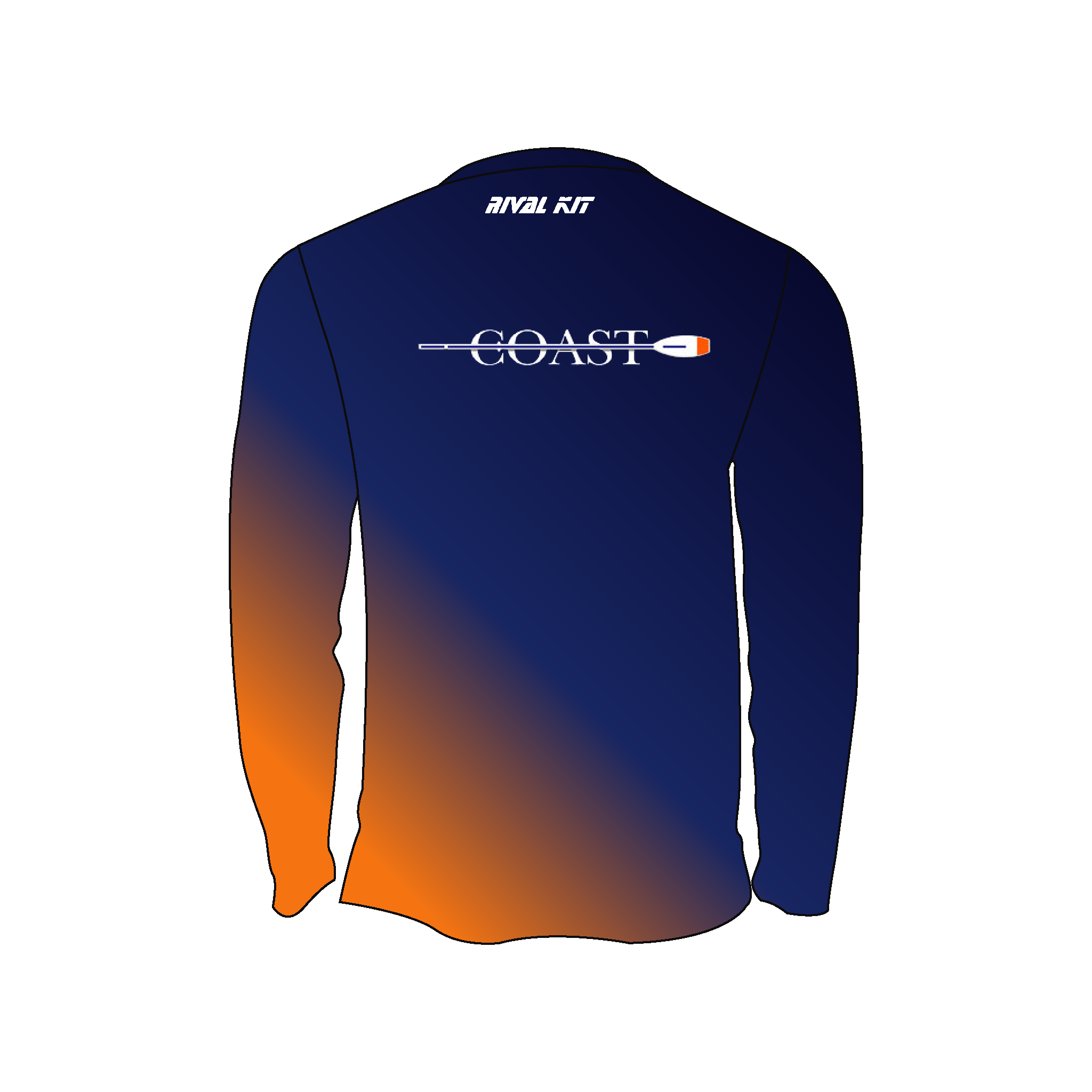 Orange Coast Bespoke Long Sleeve Gym T-Shirt - 2