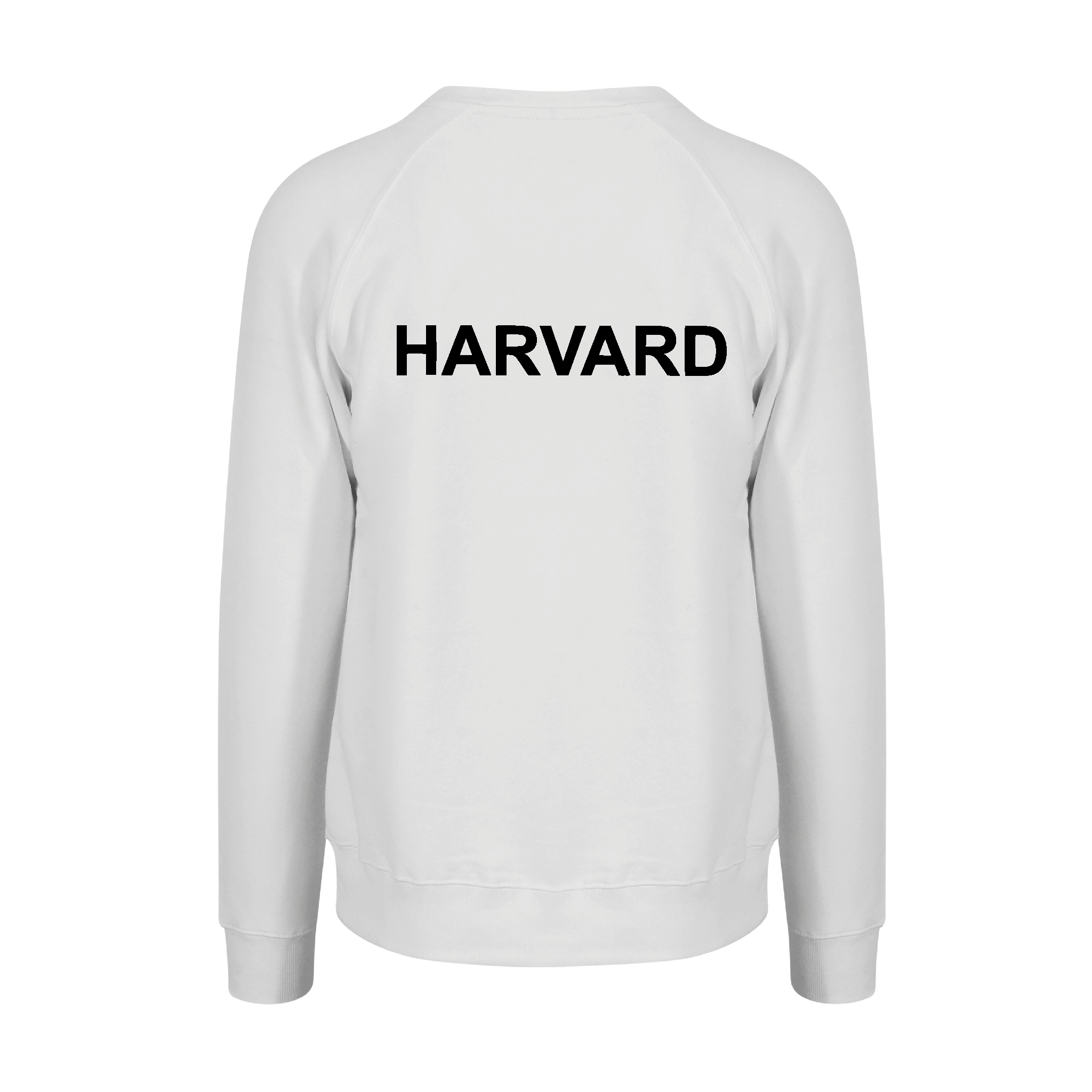 Harvard Men's Lightweight Crew White Sweatshirt
