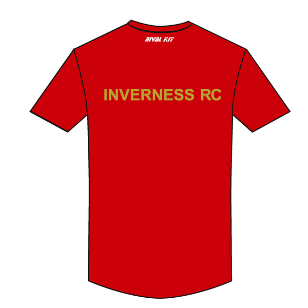 Inverness R.C Red Bespoke Short Sleeve Gym T-Shirt