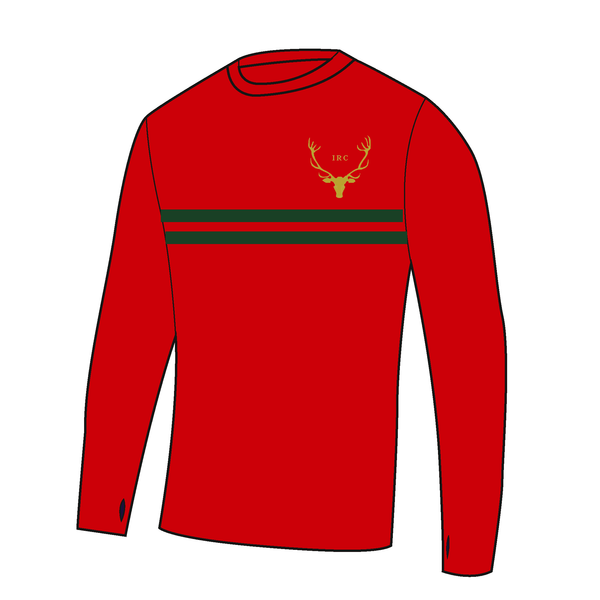 Inverness R.C Red Bespoke Long Sleeve Gym T-Shirt