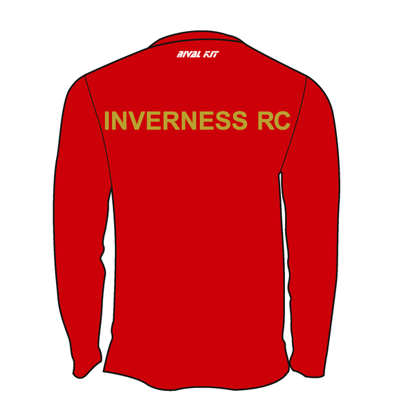 Inverness R.C Red Bespoke Long Sleeve Gym T-Shirt