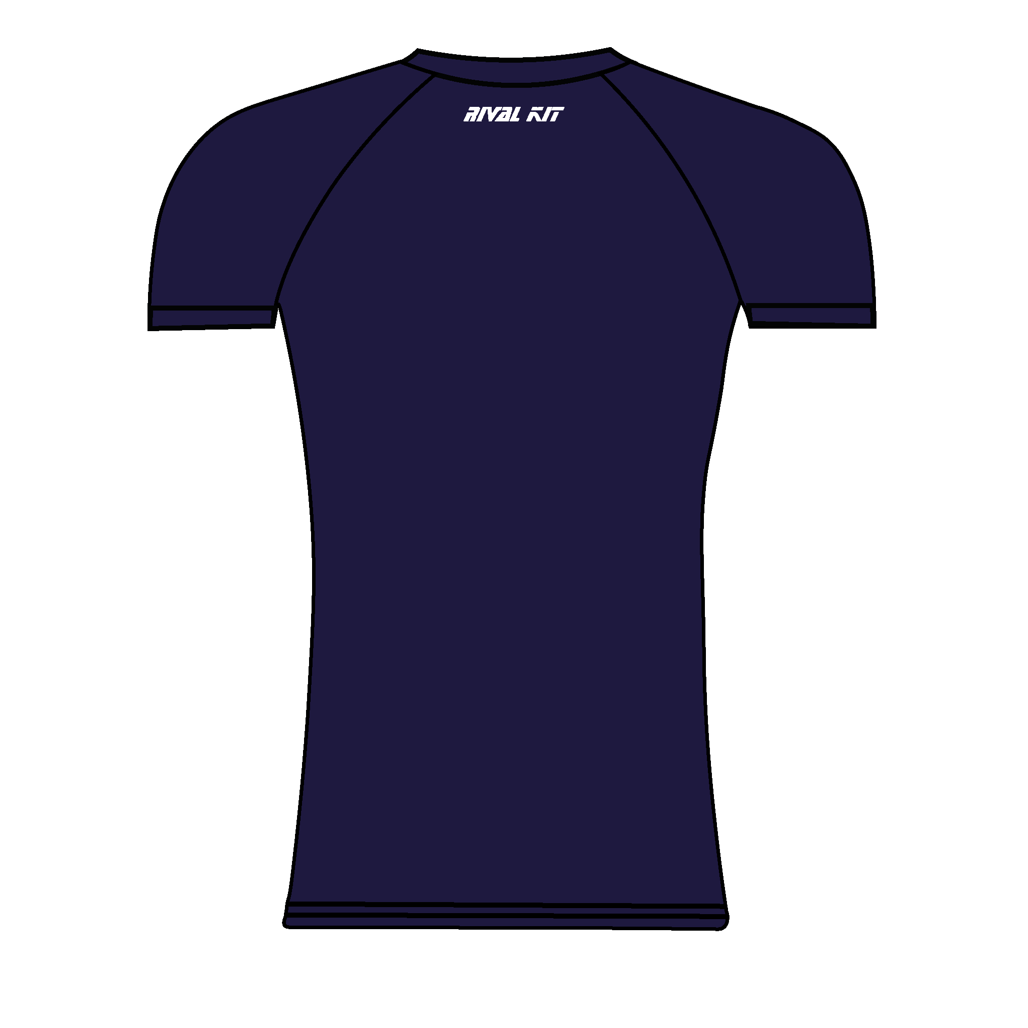 Ancholme Rowing Club Plain Navy Short Sleeve Base-Layer