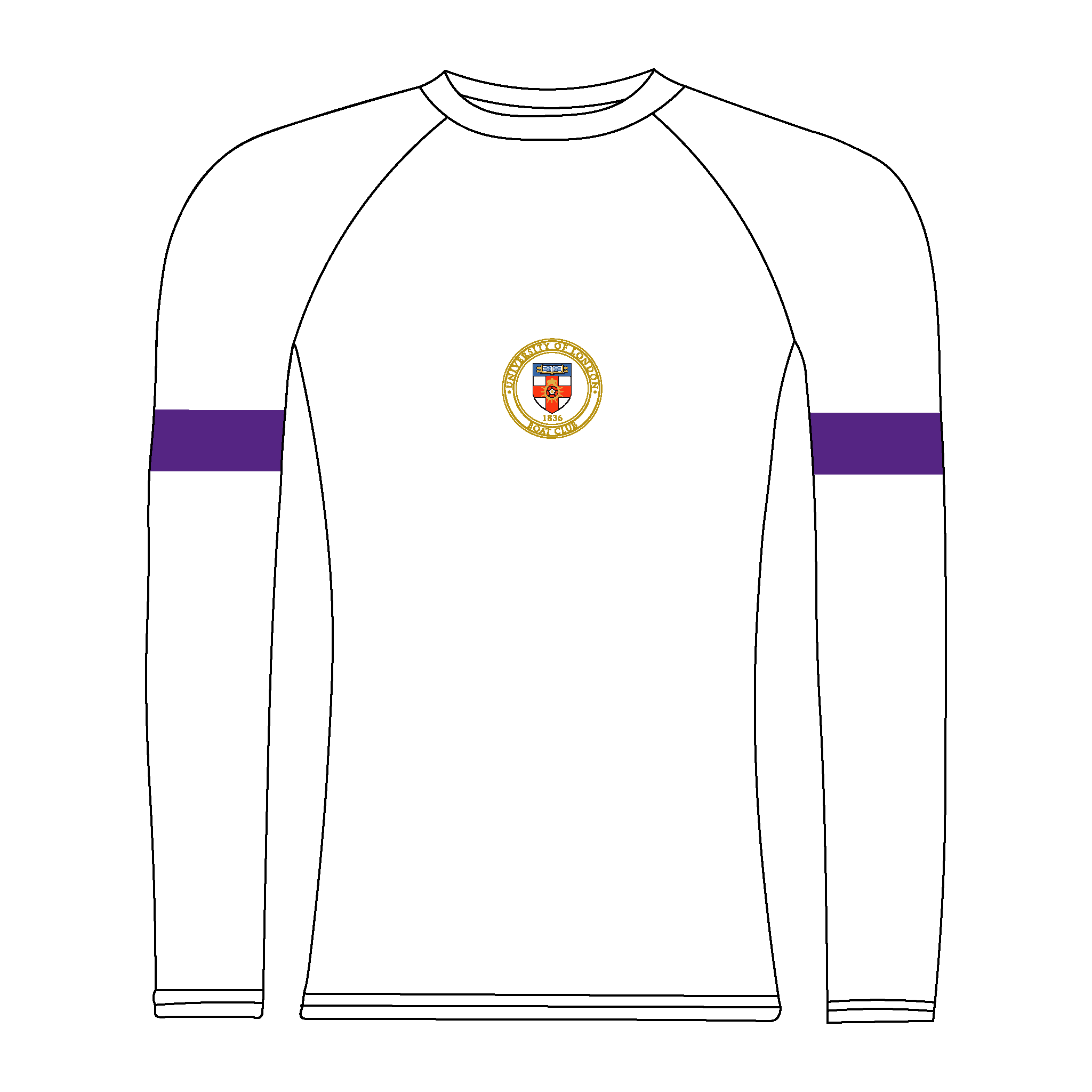 201 University of London BC Long Sleeve Baselayer