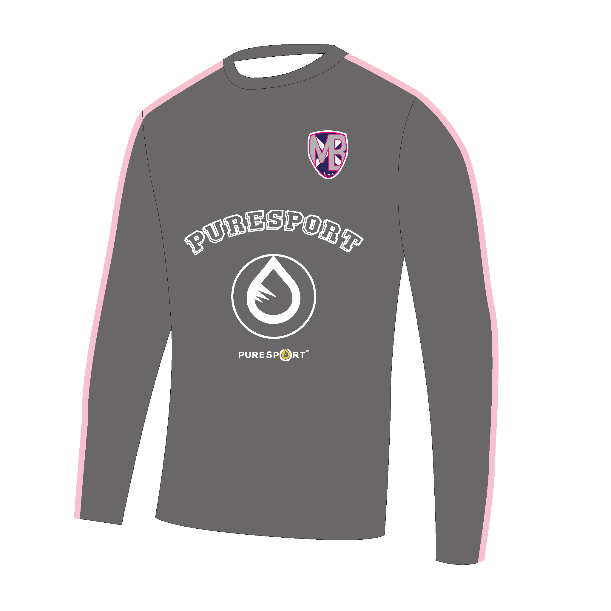 HBMB Puresport Long Sleeve Gym T-shirt