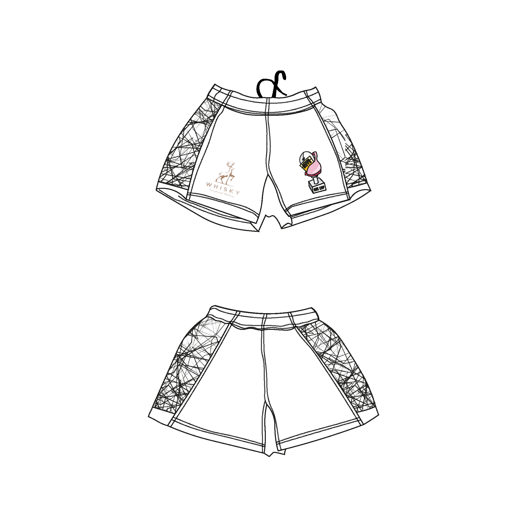 7 Boys 1 Cup Rugby Shorts