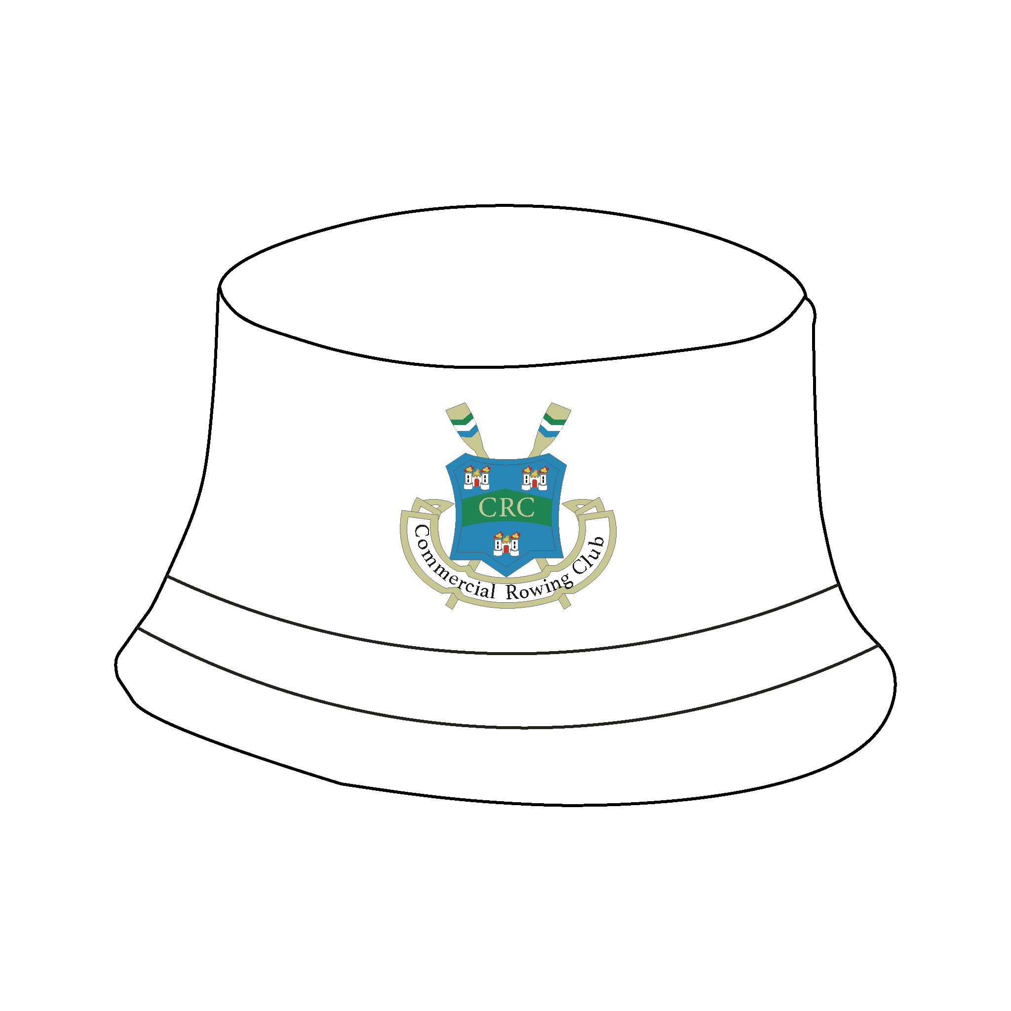 Commercial Rowing Club Reversible Bucket Hat