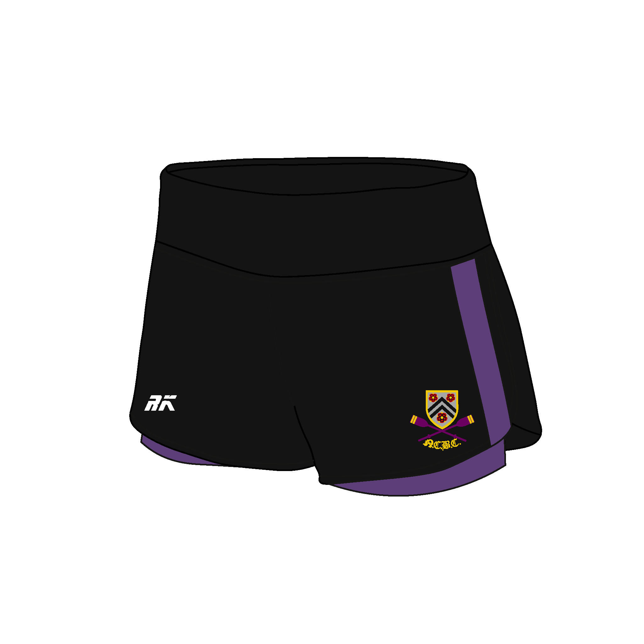 New College Boat Club Female Gym Shorts