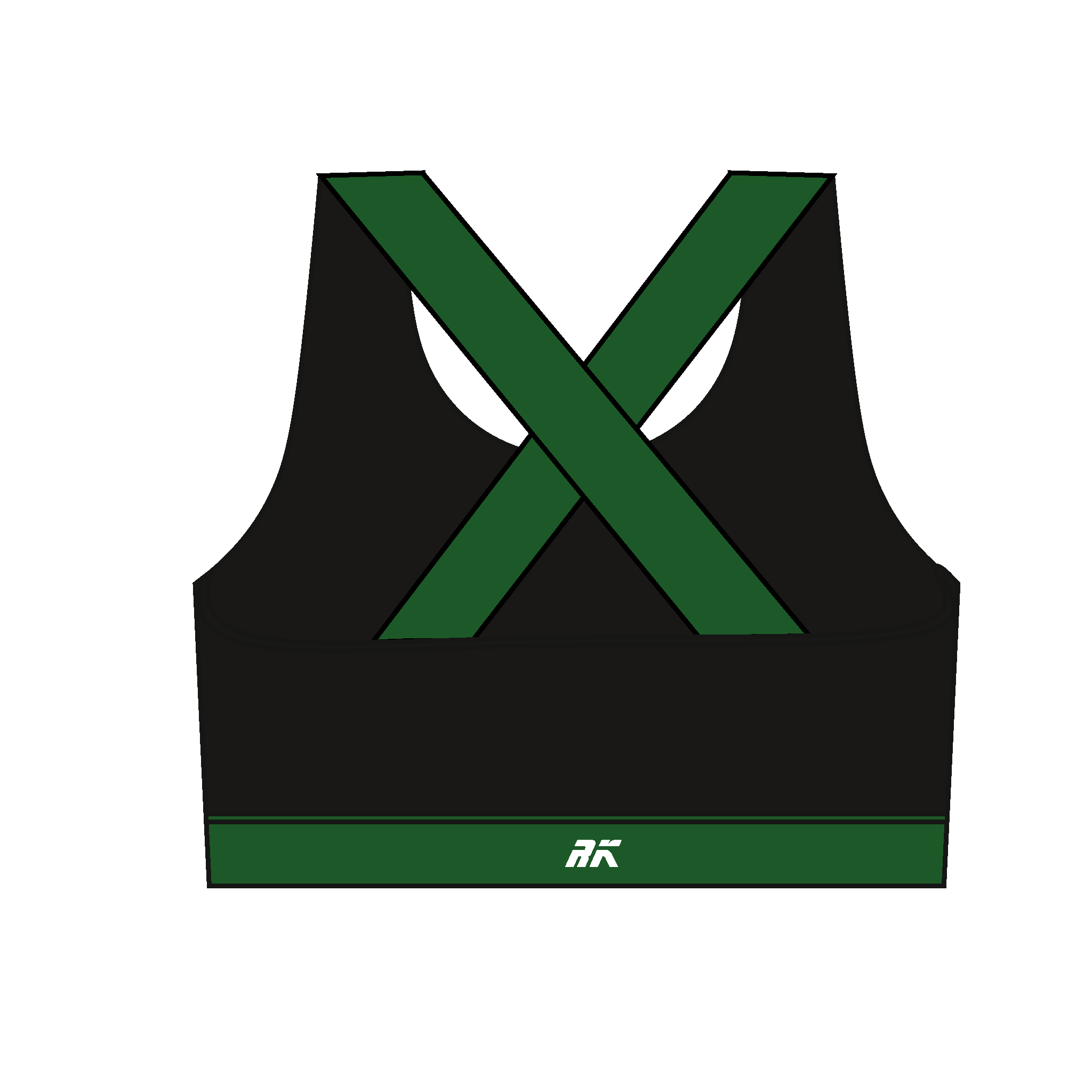 Stirling University Cheerleading Club Cross Back Sports Bra