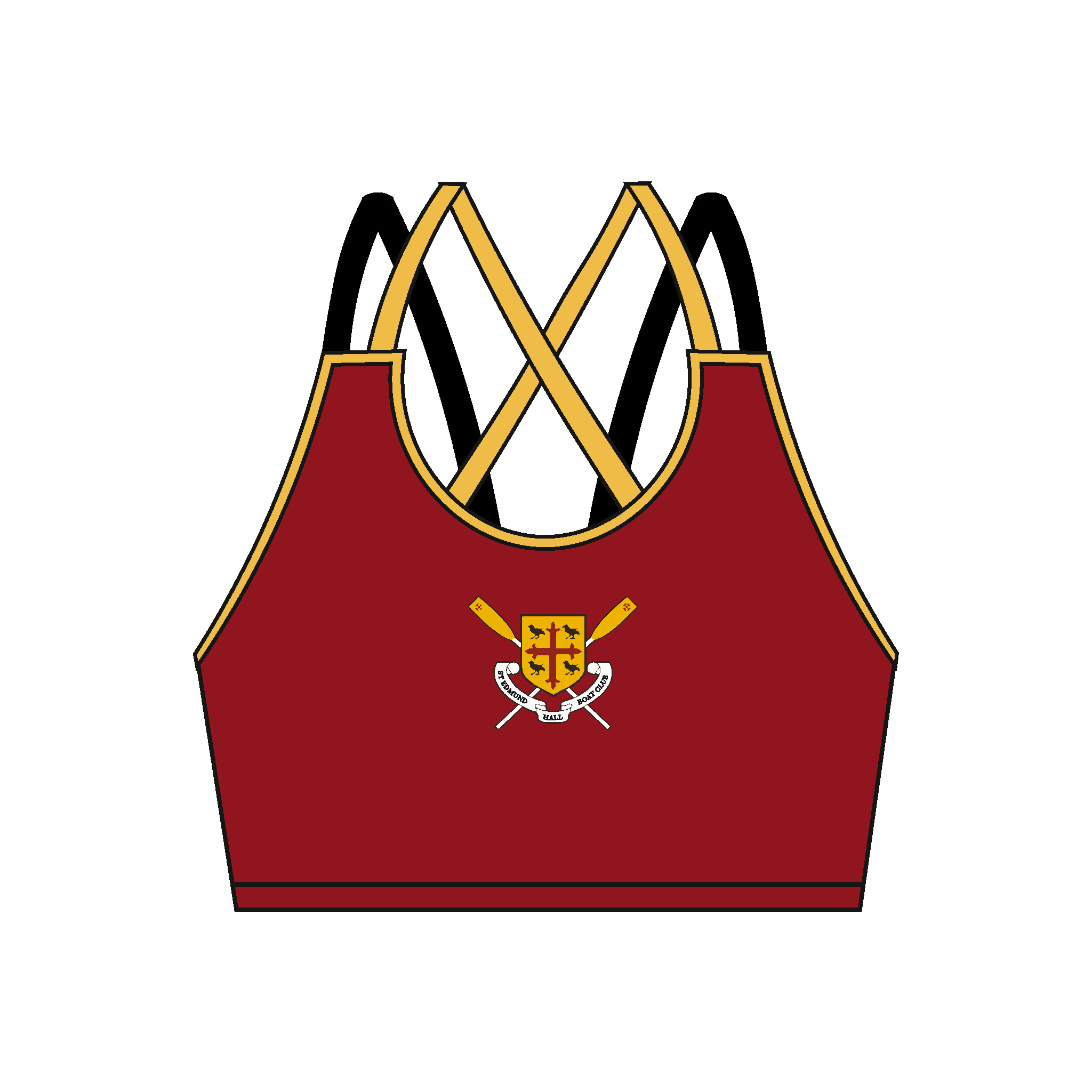 St Edmund Hall BC Strappy Sports Bra