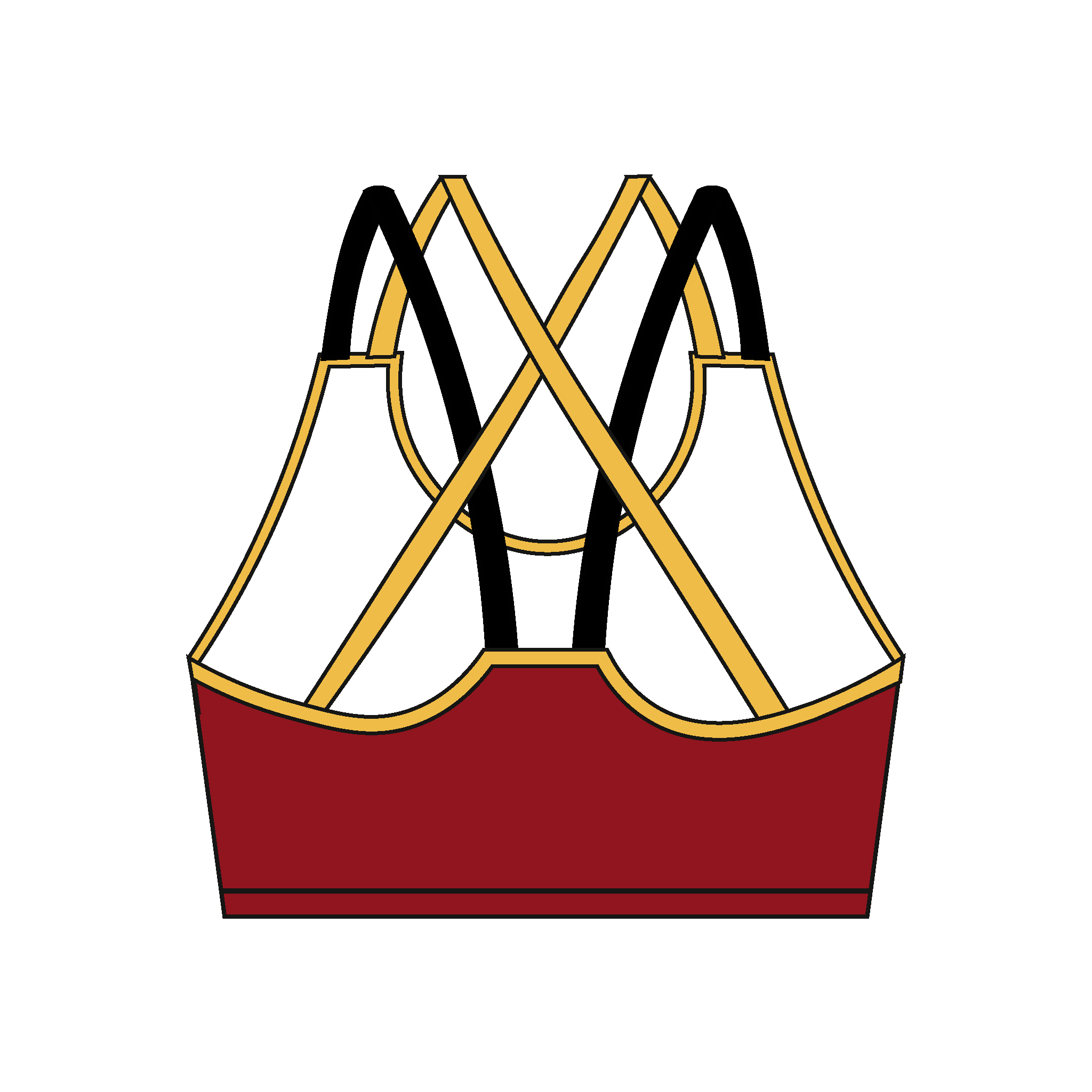 St Edmund Hall BC Strappy Sports Bra