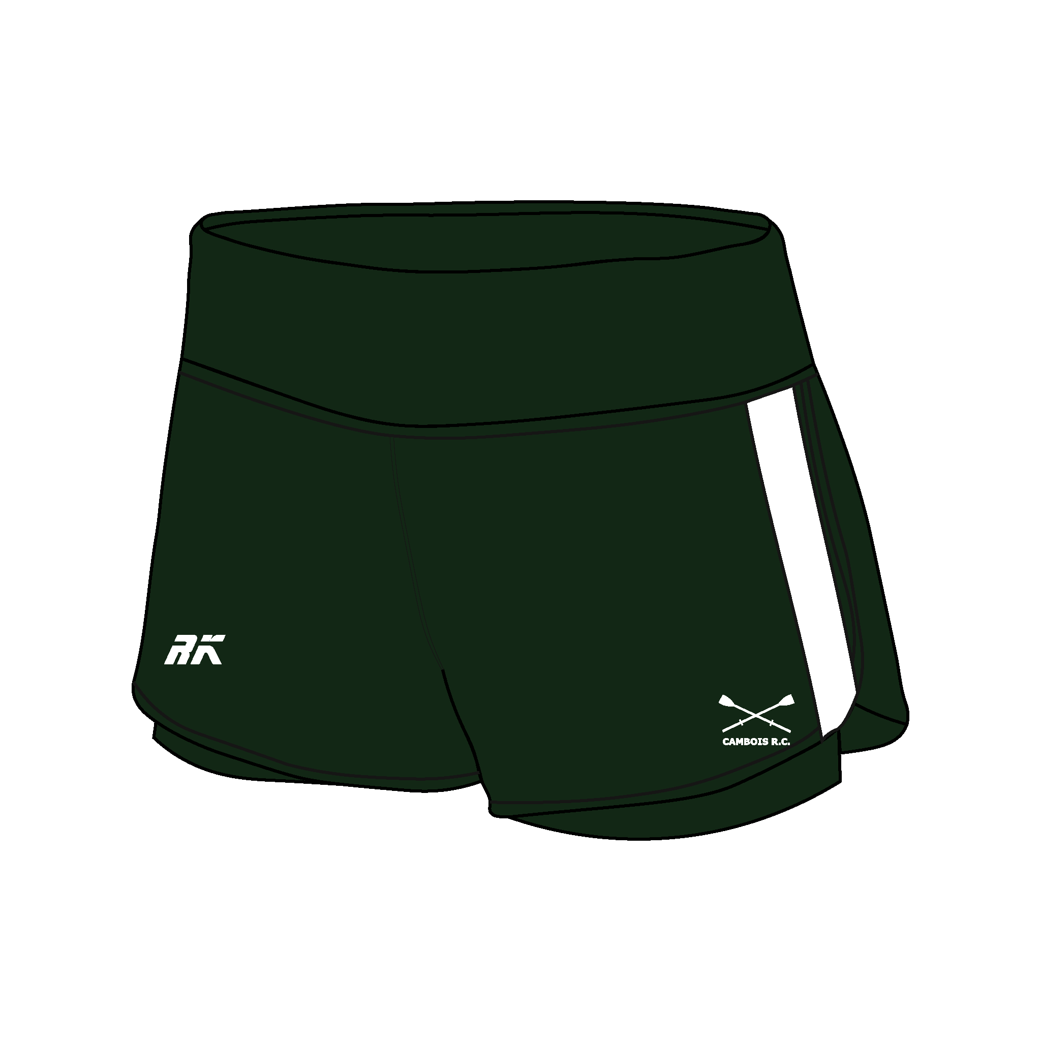 Cambois Rowing Club Female Gym Shorts
