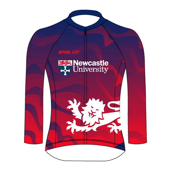 Newcastle University Triathlon Club Thermal Long Sleeve Cycling Jersey
