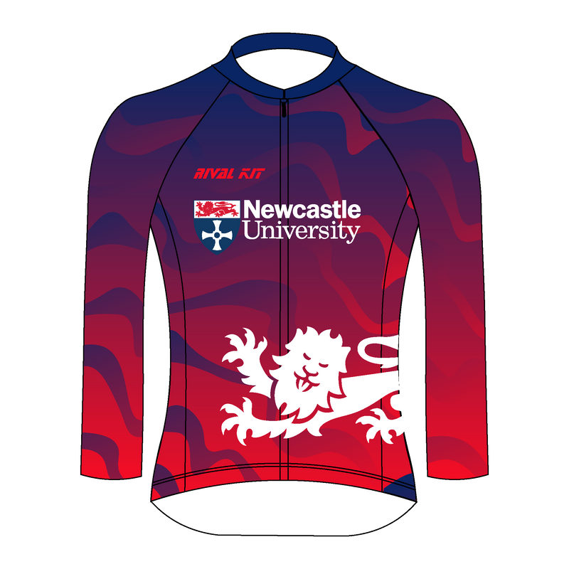 Newcastle University Triathlon Club Thermal Long Sleeve Cycling Jersey