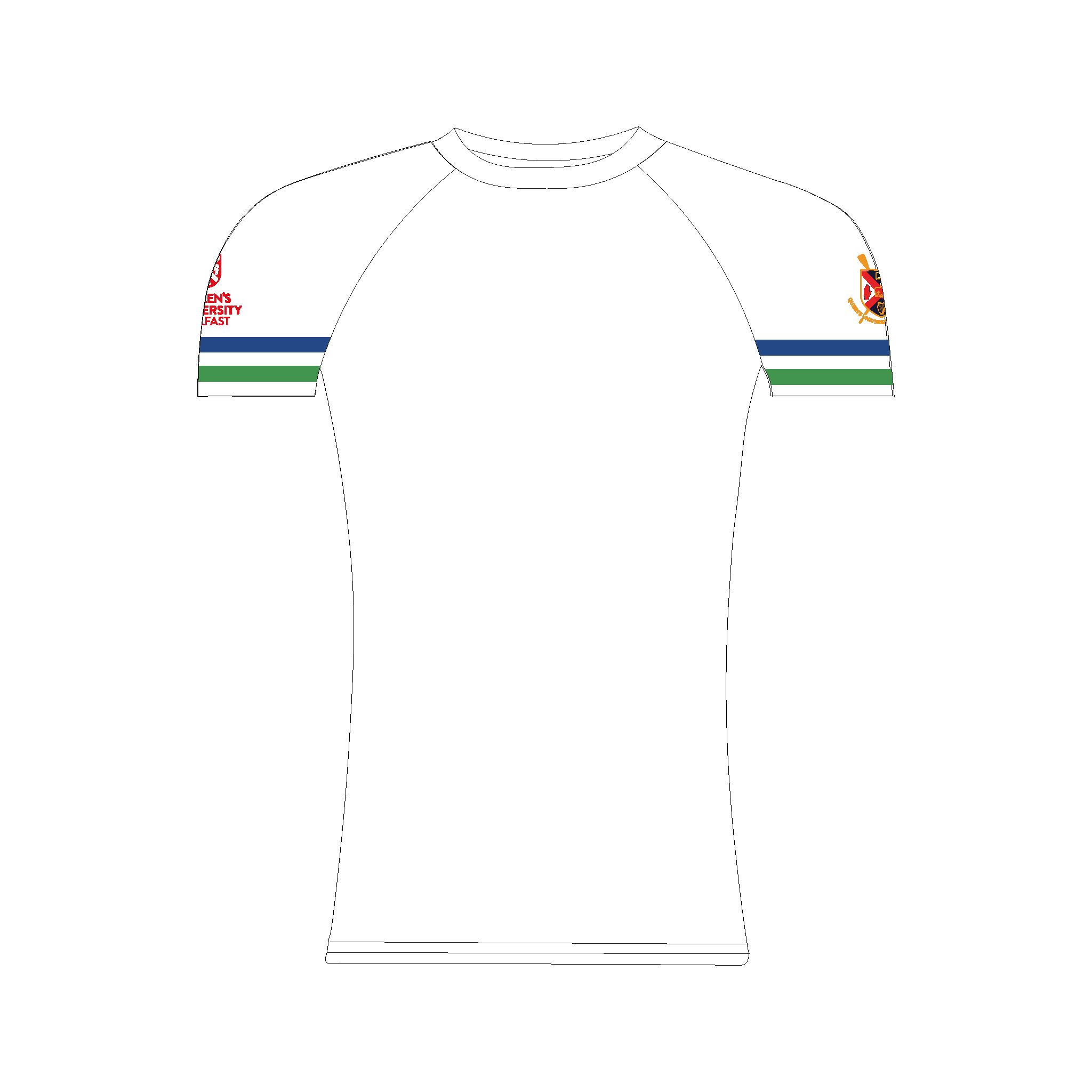Queen's University Belfast Men's Boat Club Short Sleeve Base Layer