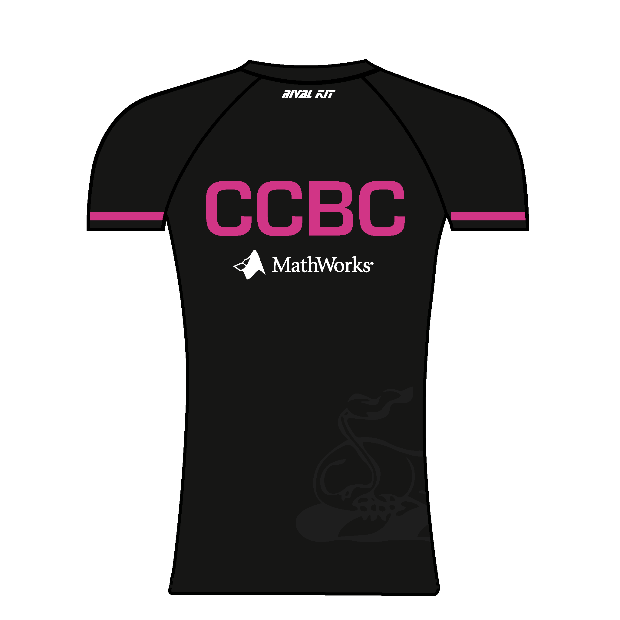 Churchill College Boat Club Black Short Sleeve Baselayer