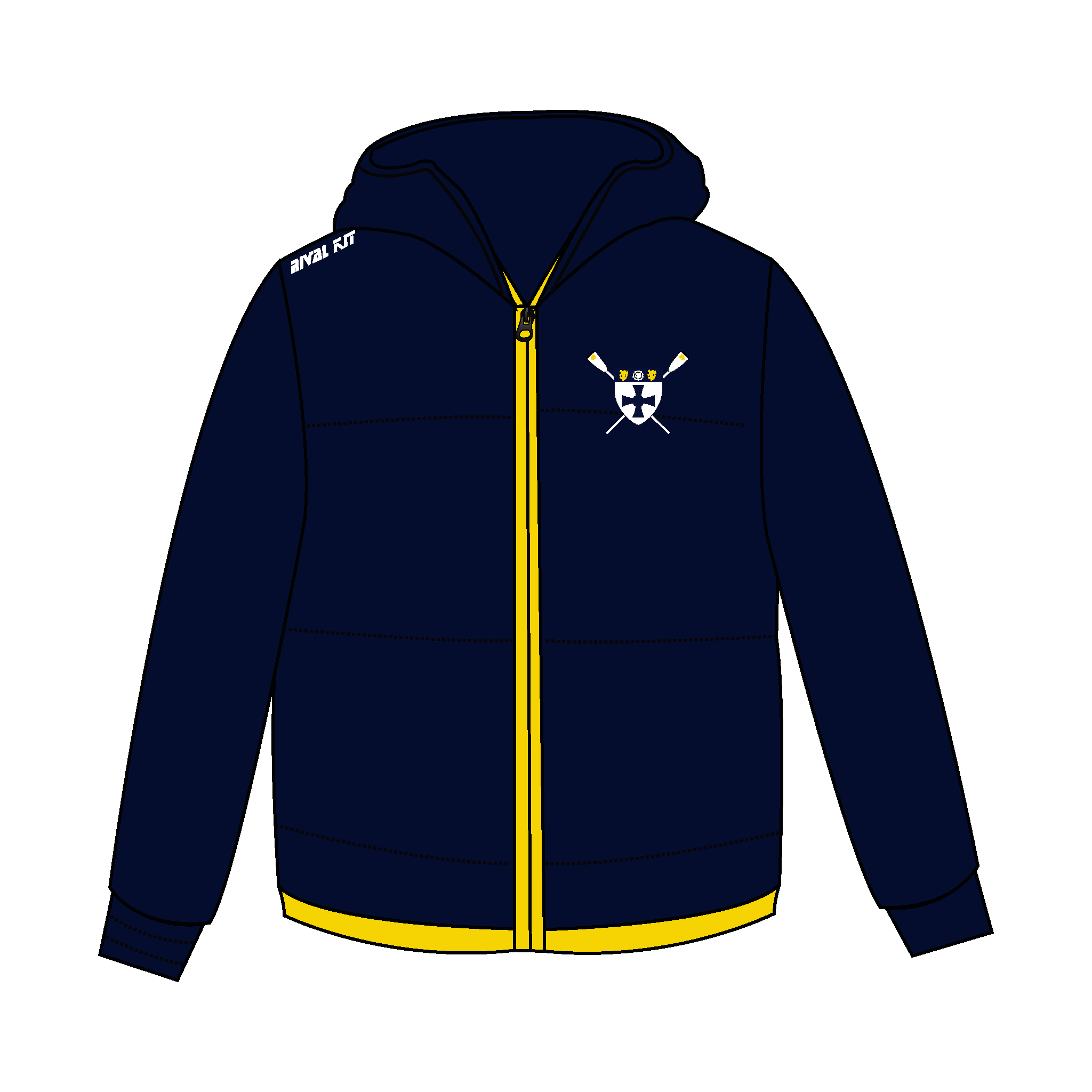 John Snow College Boat Club Puffa Jacket