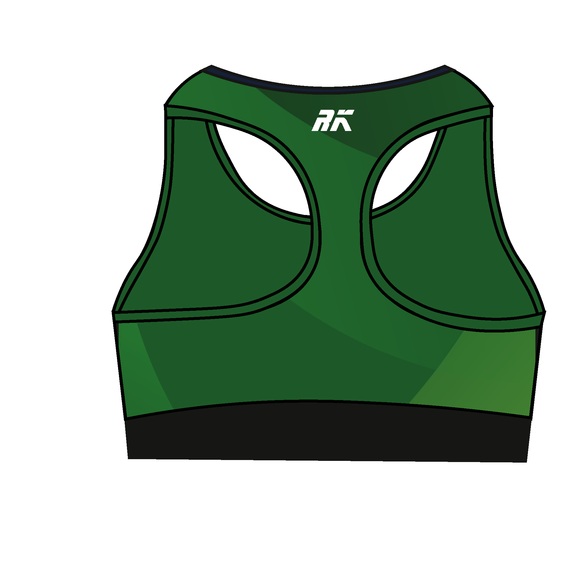 Stirling University Cheerleading Club Racer Back Sports Bra