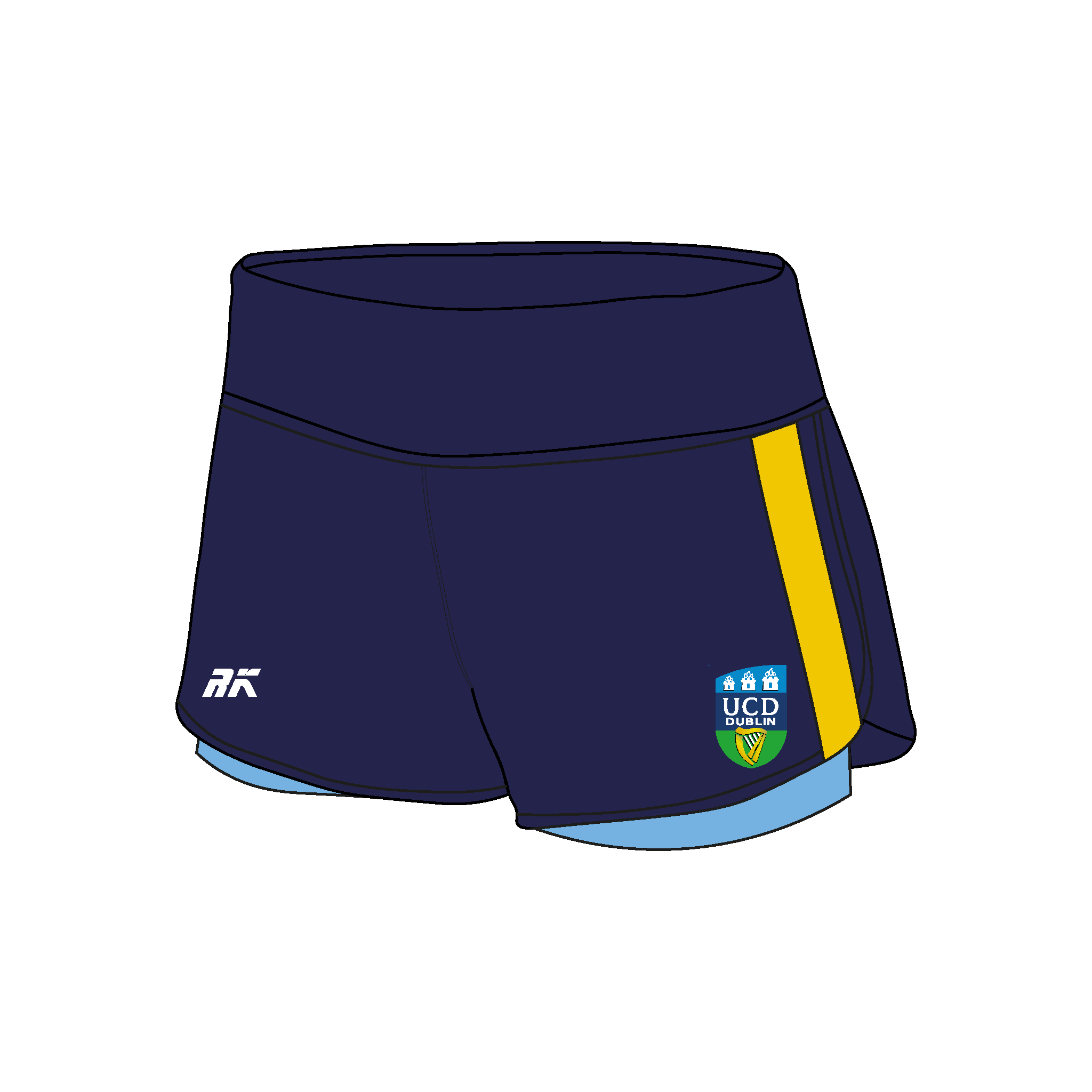 University College Dublin Ladies Gym Shorts 2