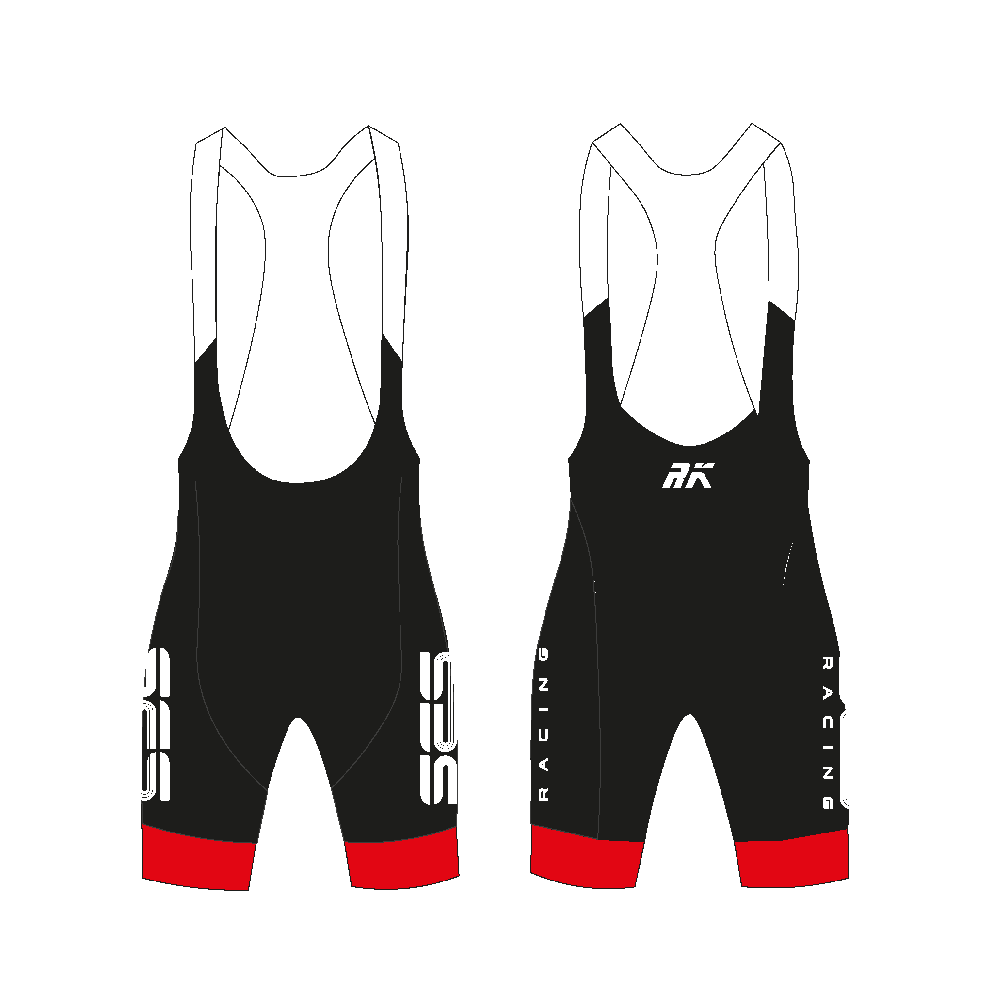 SES Racing Team Cycling Bib Shorts