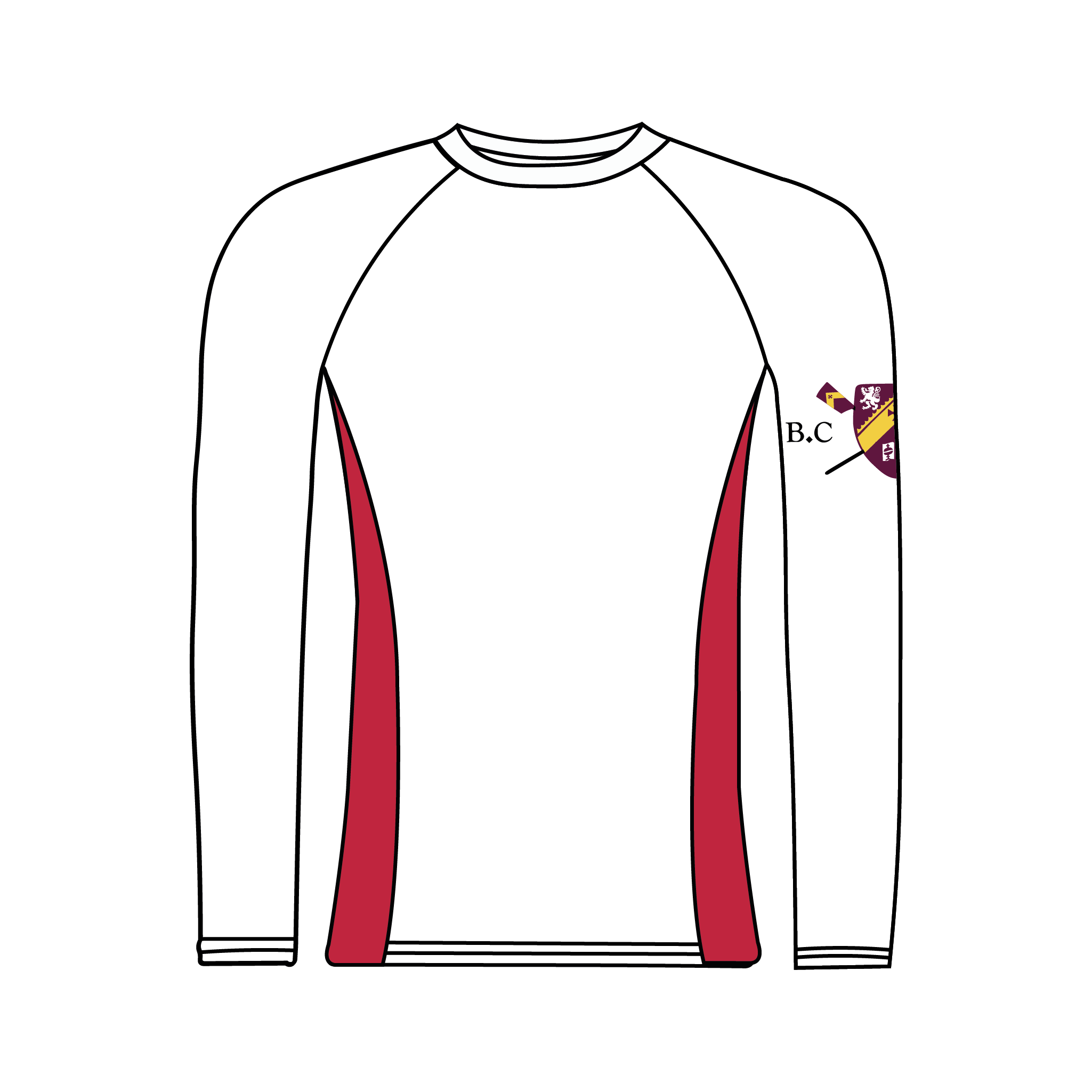 Butler College Boat Club Long Sleeve Base Layer