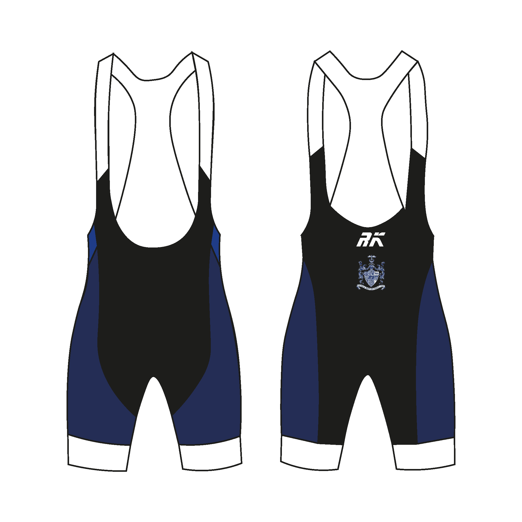 Phoenix Boat Club Bib Shorts