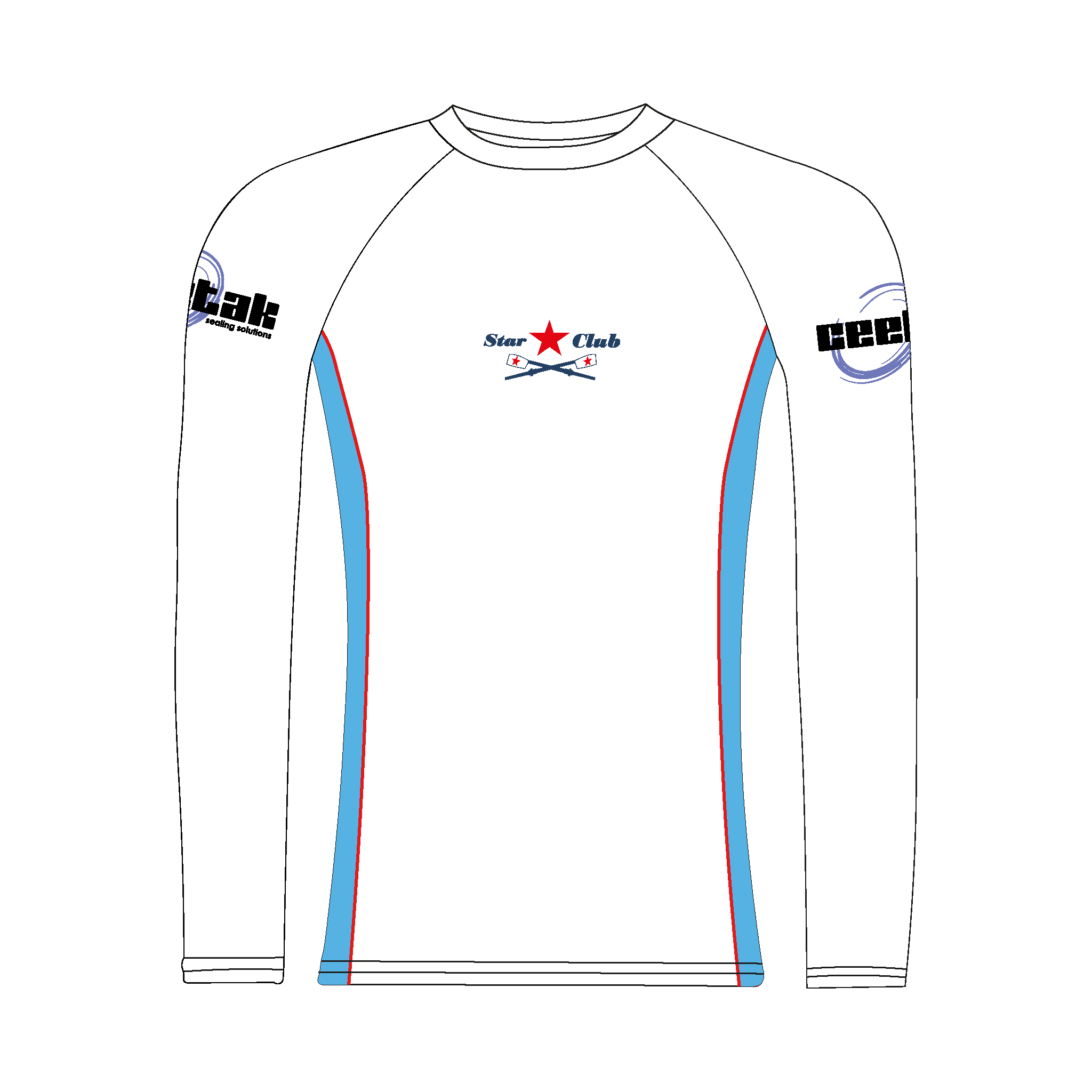 Star Rowing Club Long Sleeve Baselayer