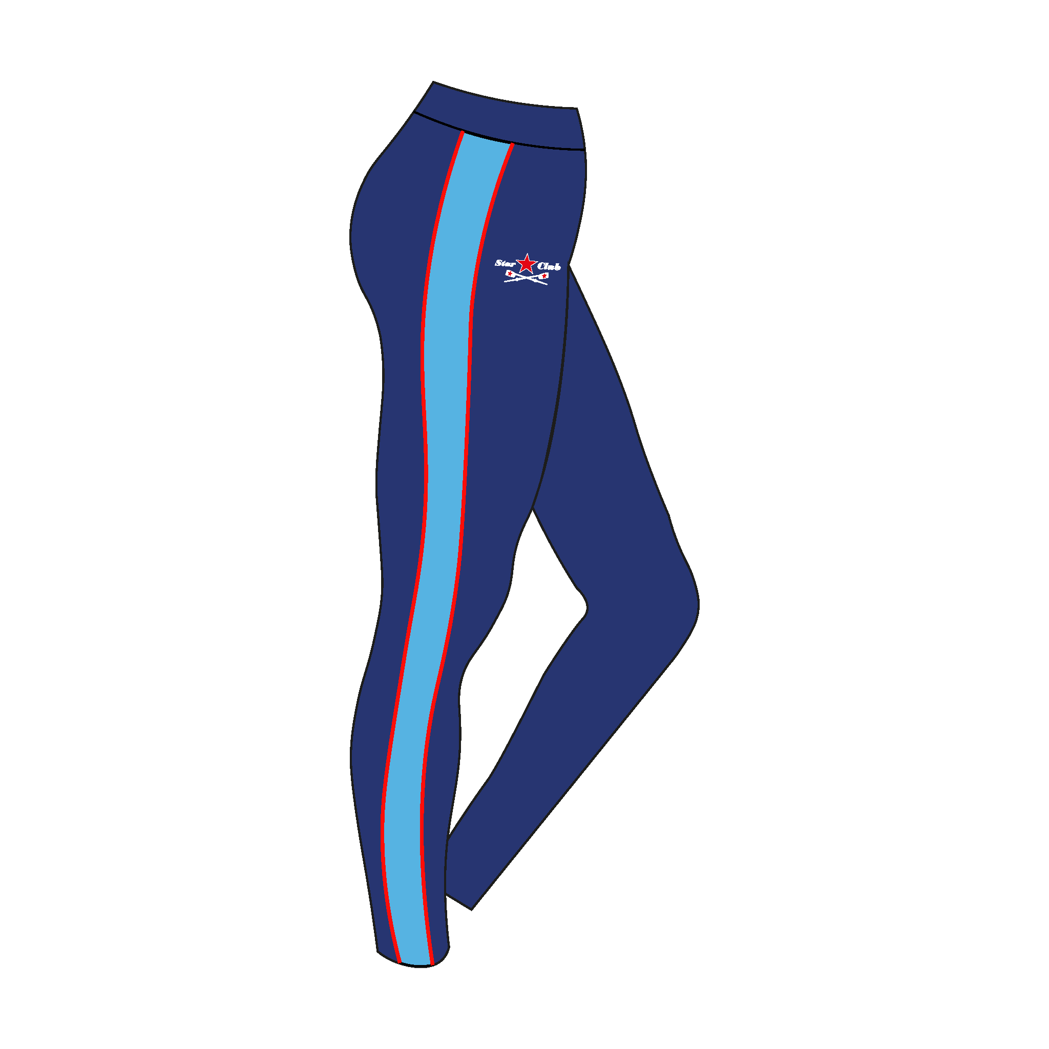 Star Rowing Club Racing Leggings