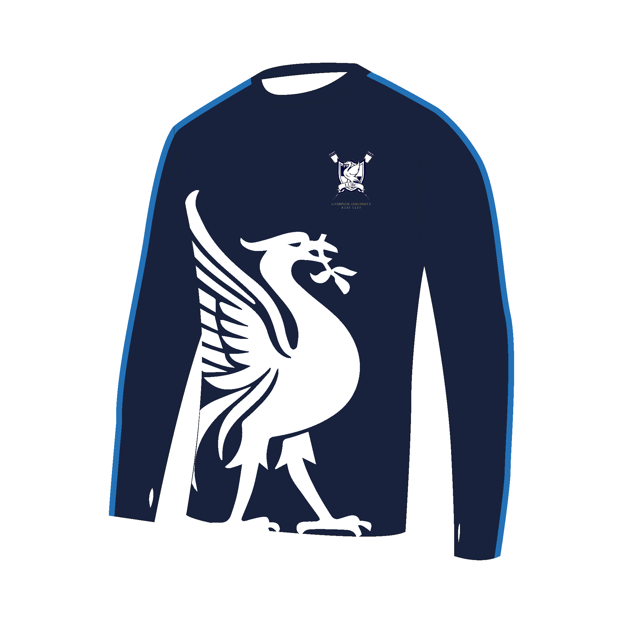 Liverpool University Boat Club Long Sleeve Gym T-shirt