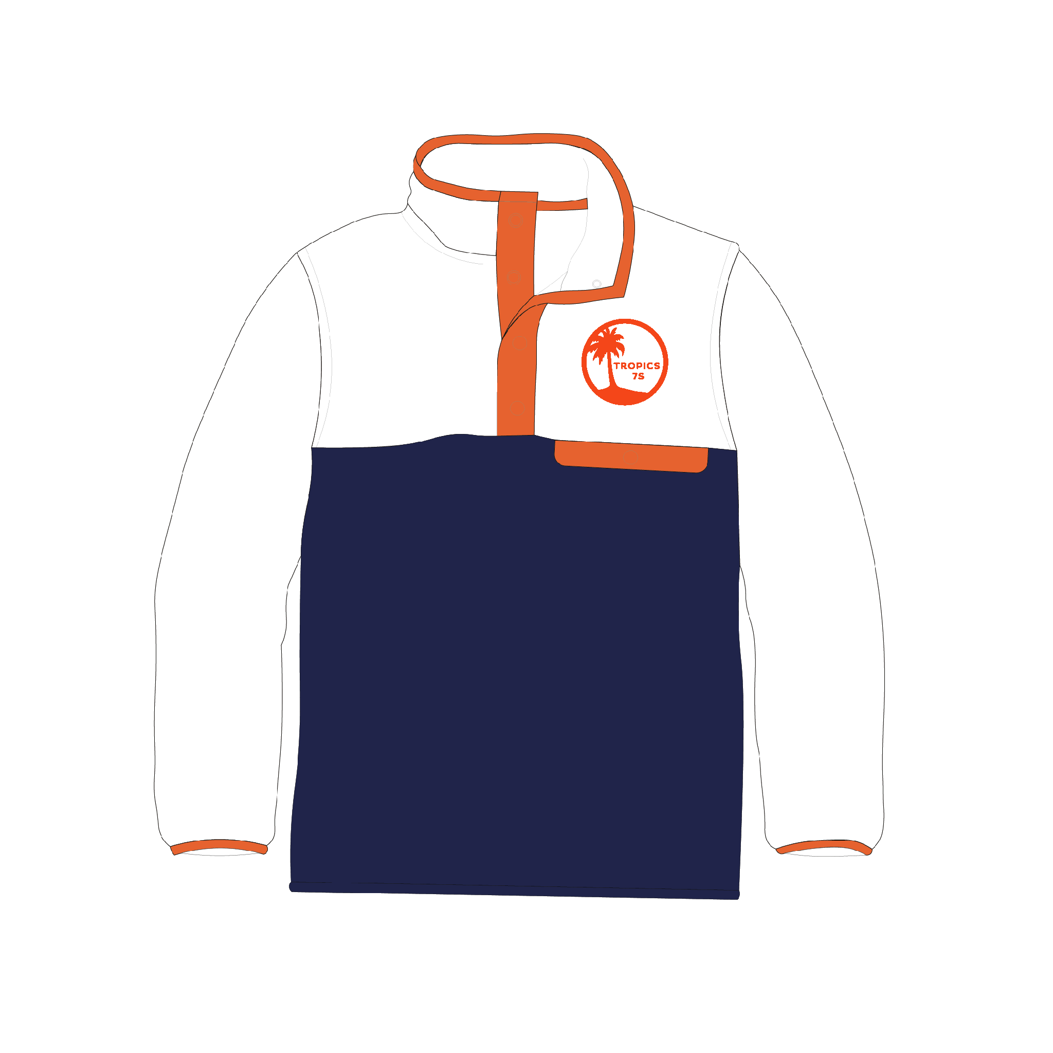Tropics 7s Pocket Fleece