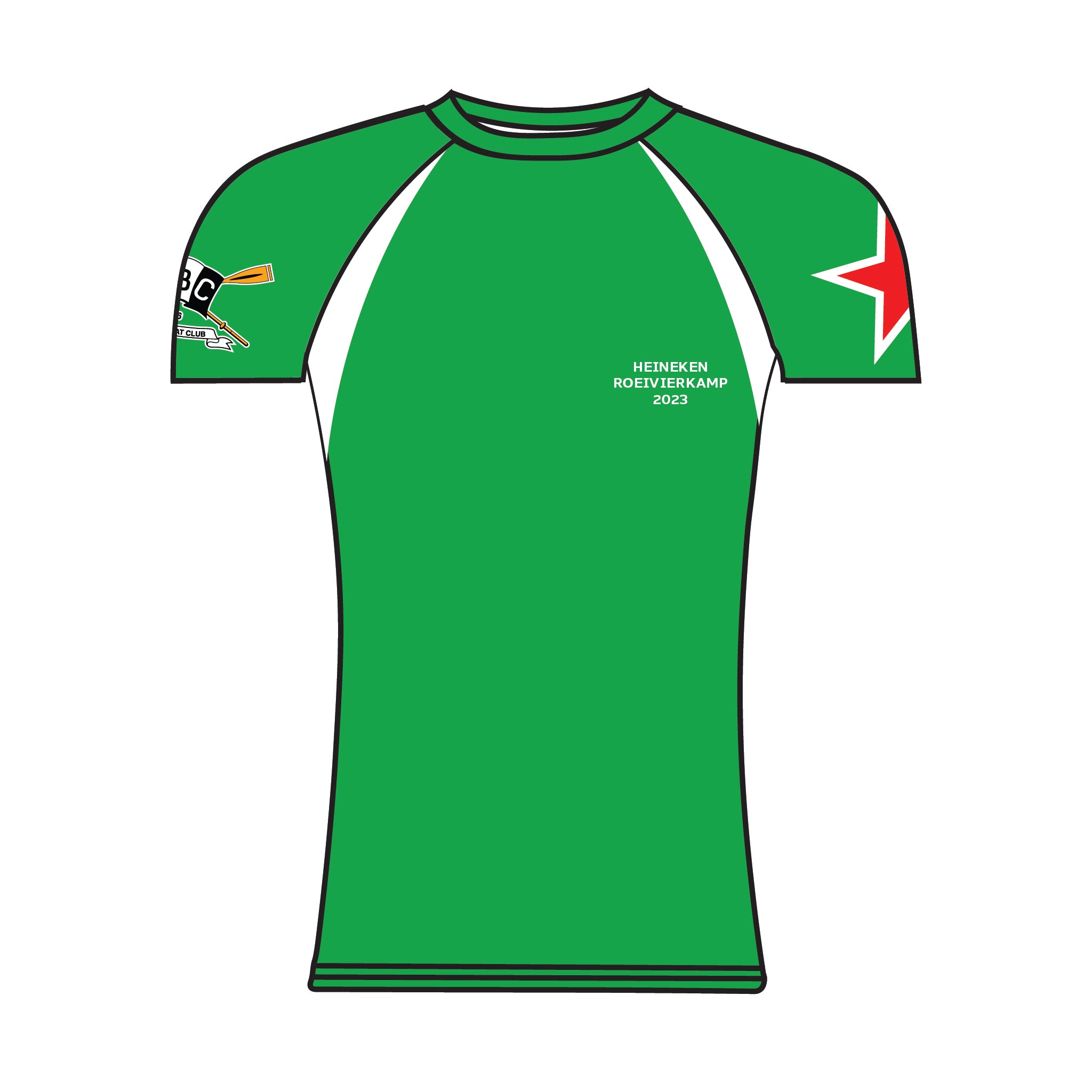 Molesey Boat Club Heineken Roeivierkamp 2023 Short Sleeve Base Layer
