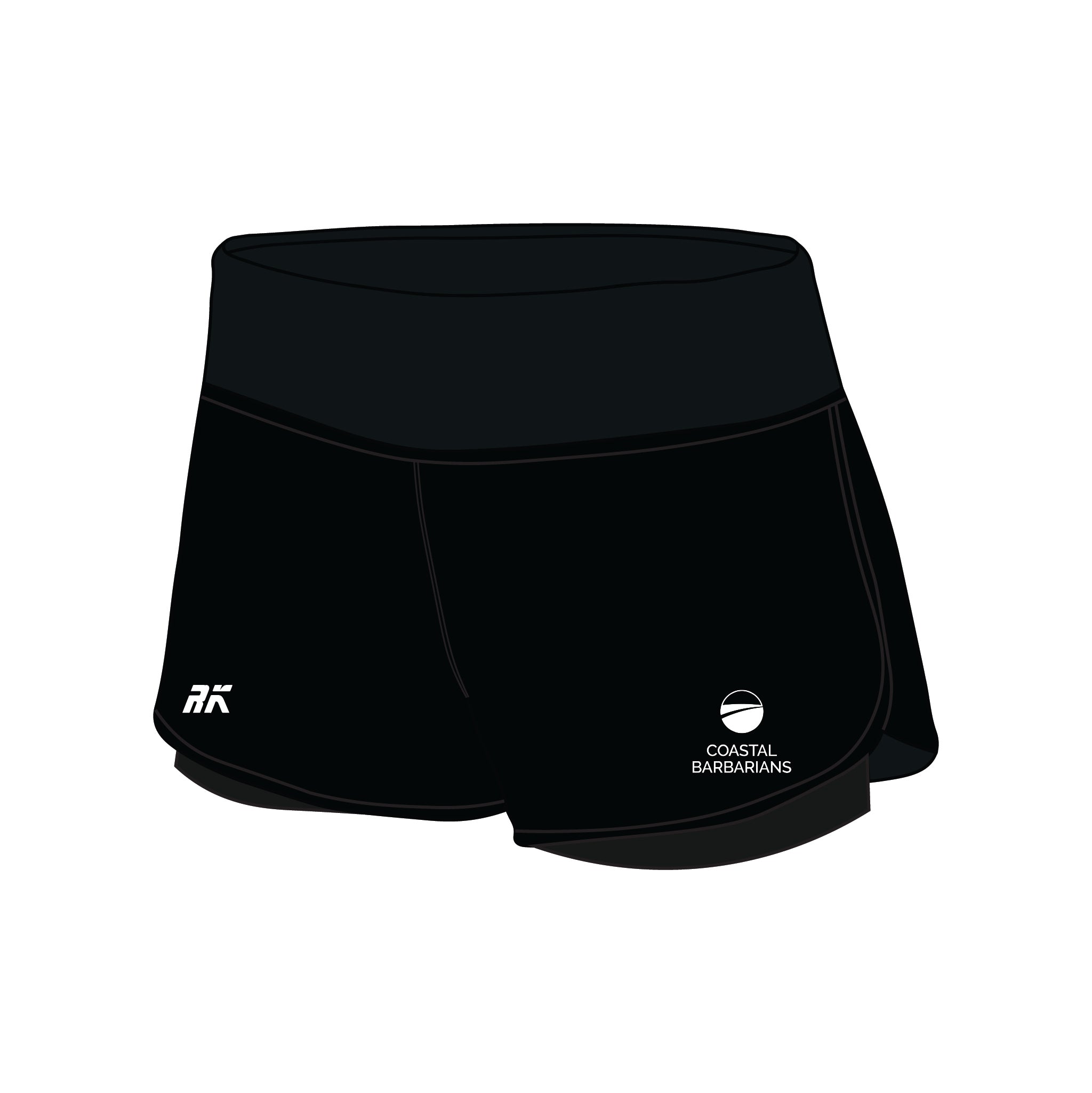 Coastal Barbarians Female Gym Shorts