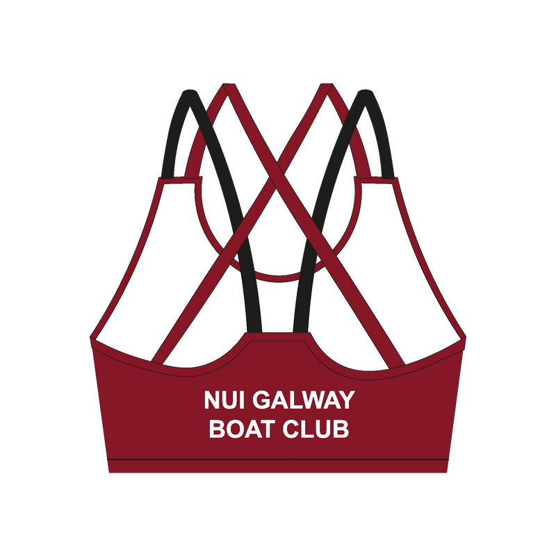 NUIG Boat Club Sports Bra Strappy Back