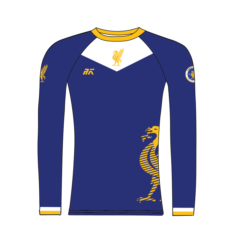 Friends of Allonby Canoe Club Liverpool On Water Competition Lycra Thermal Blue Long Sleeve Primary Kit