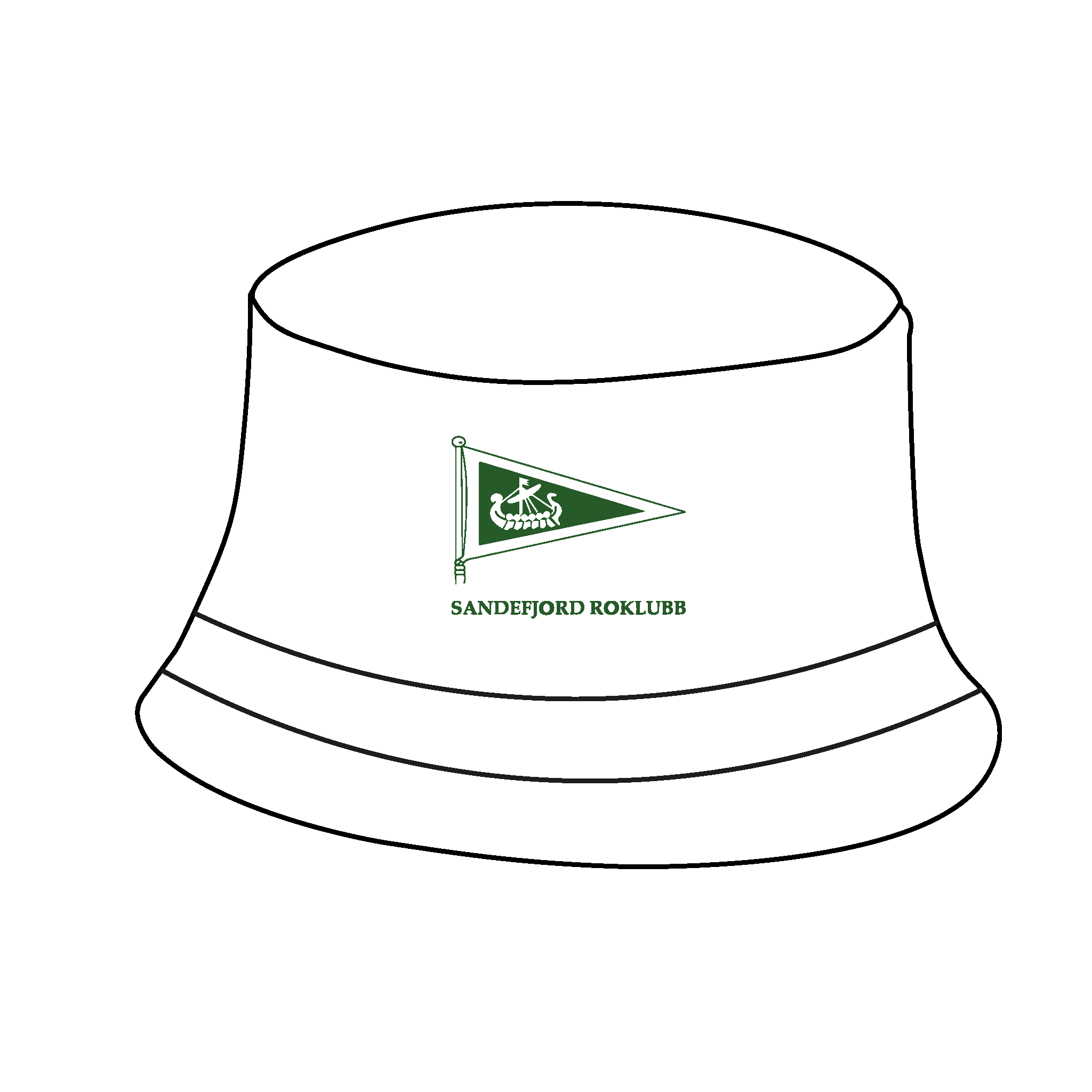 Sandefjord Roklubb Reversible Bucket Hat