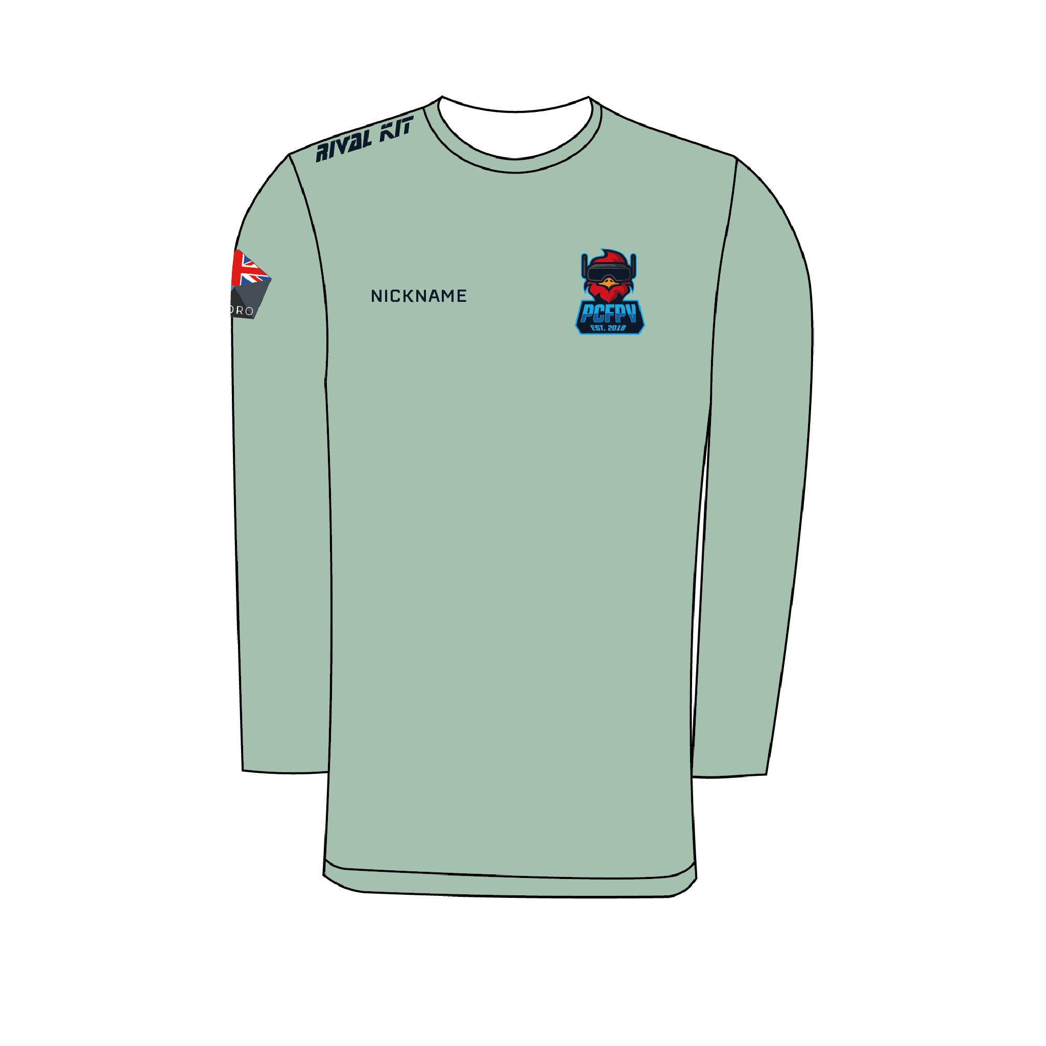 PCFPV Drone Racing Long Sleeve Jersey