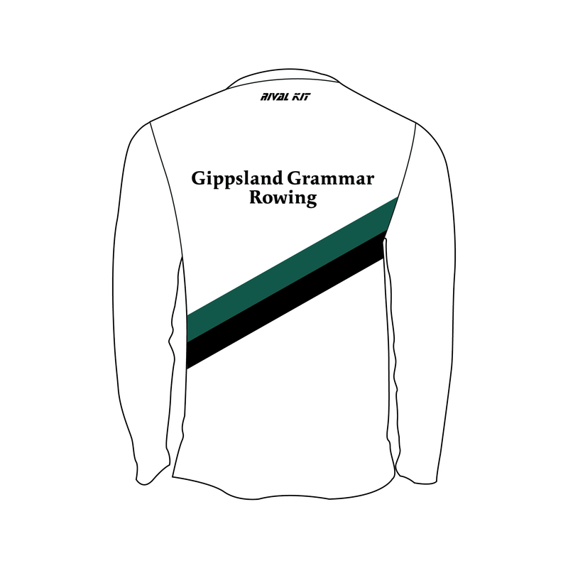 Gippsland Grammar Rowing Bespoke Long Sleeve Gym T-Shirt