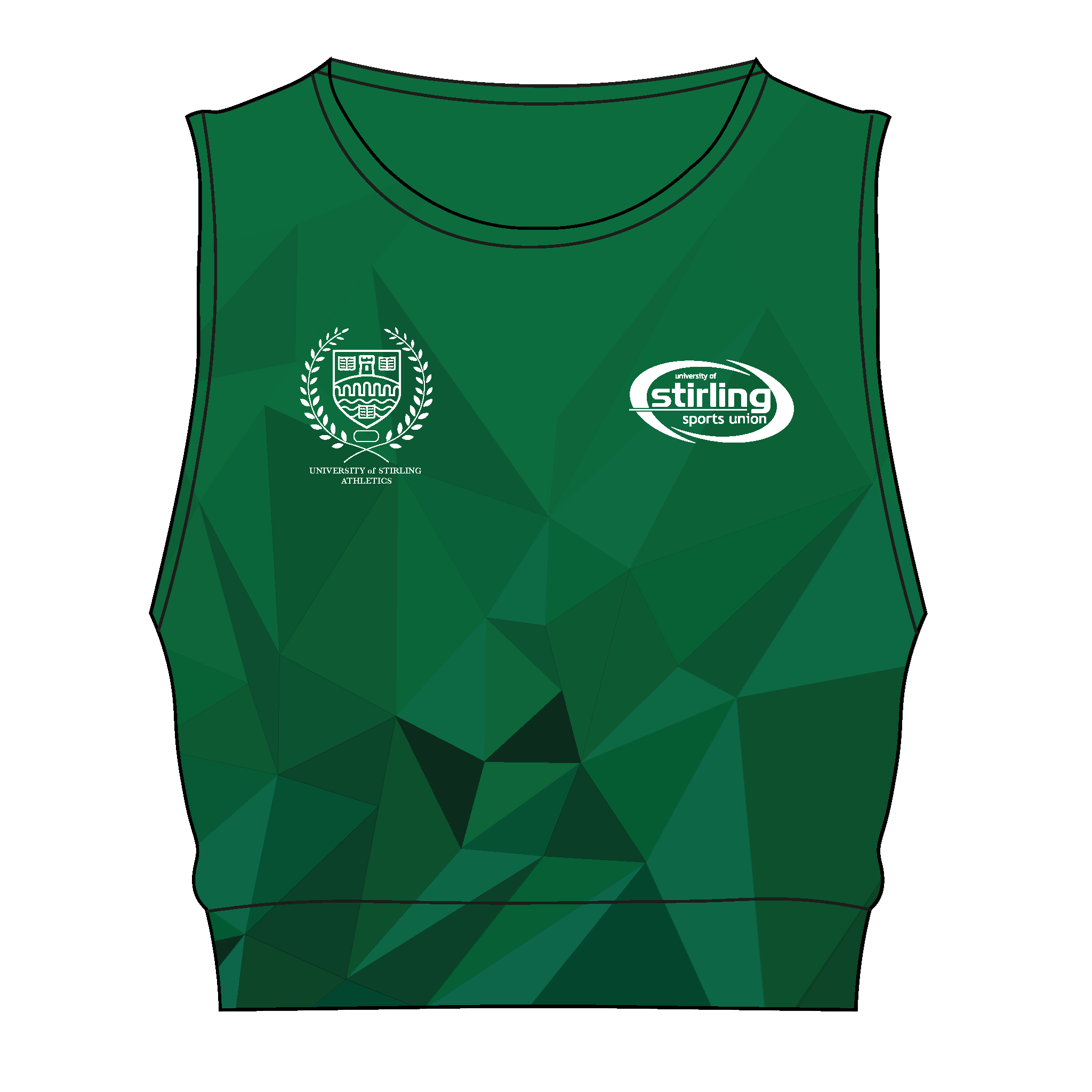 Stirling University Athletics Club Racing Crop Top