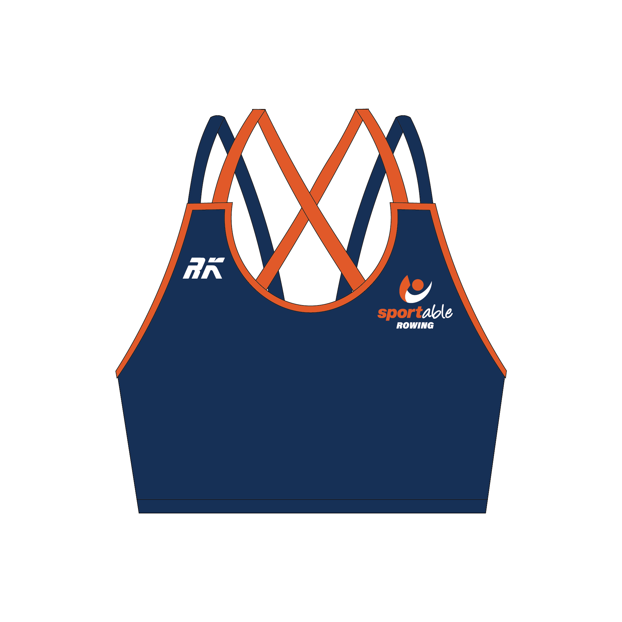 Sportable Strappy Sports Bra