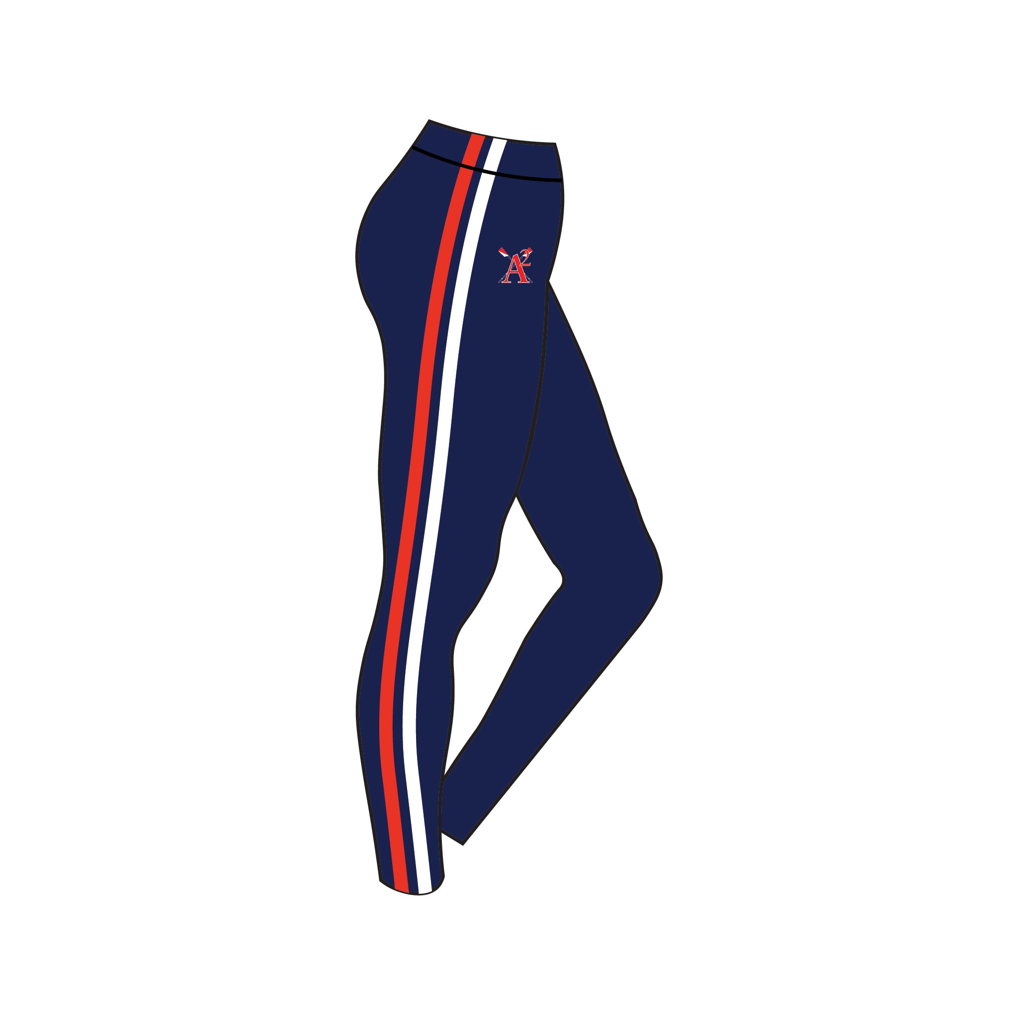Ann Arbor Rowing Club Leggings 1